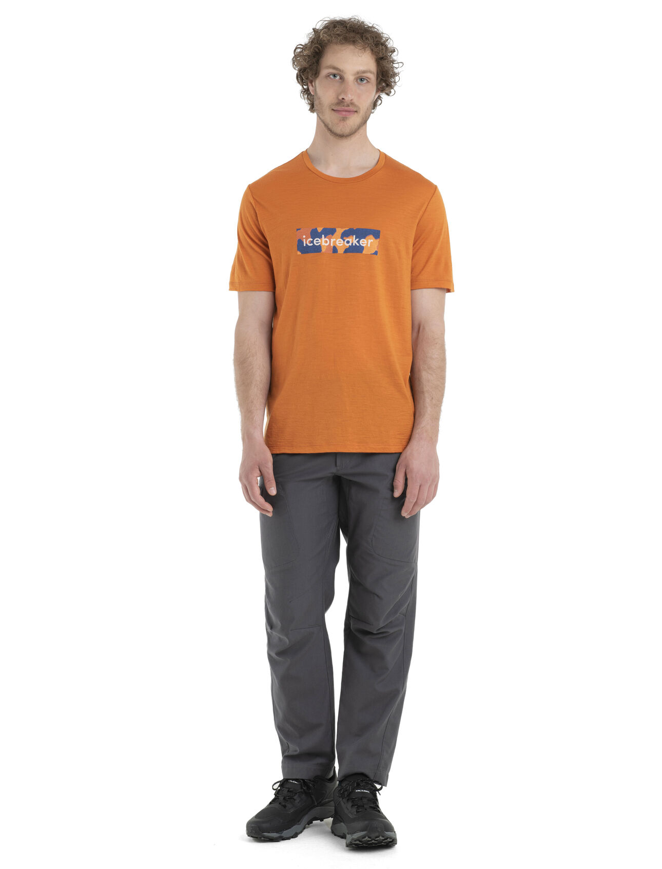 Men's Merino 150 Tech Lite II Short Sleeve T-Shirt Natural Shades Logo