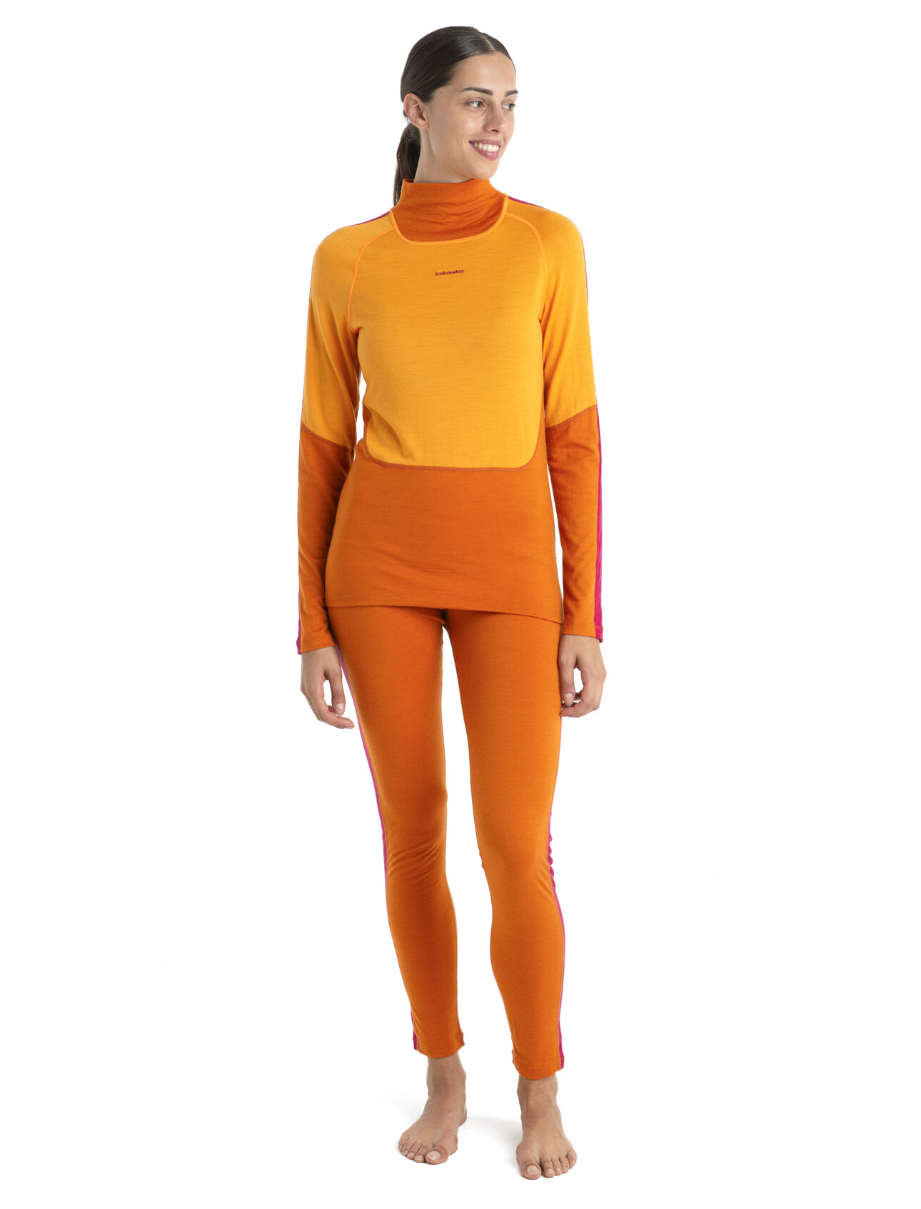 Women's Merino 200 Sonebula Long Sleeve High Neck Thermal Top