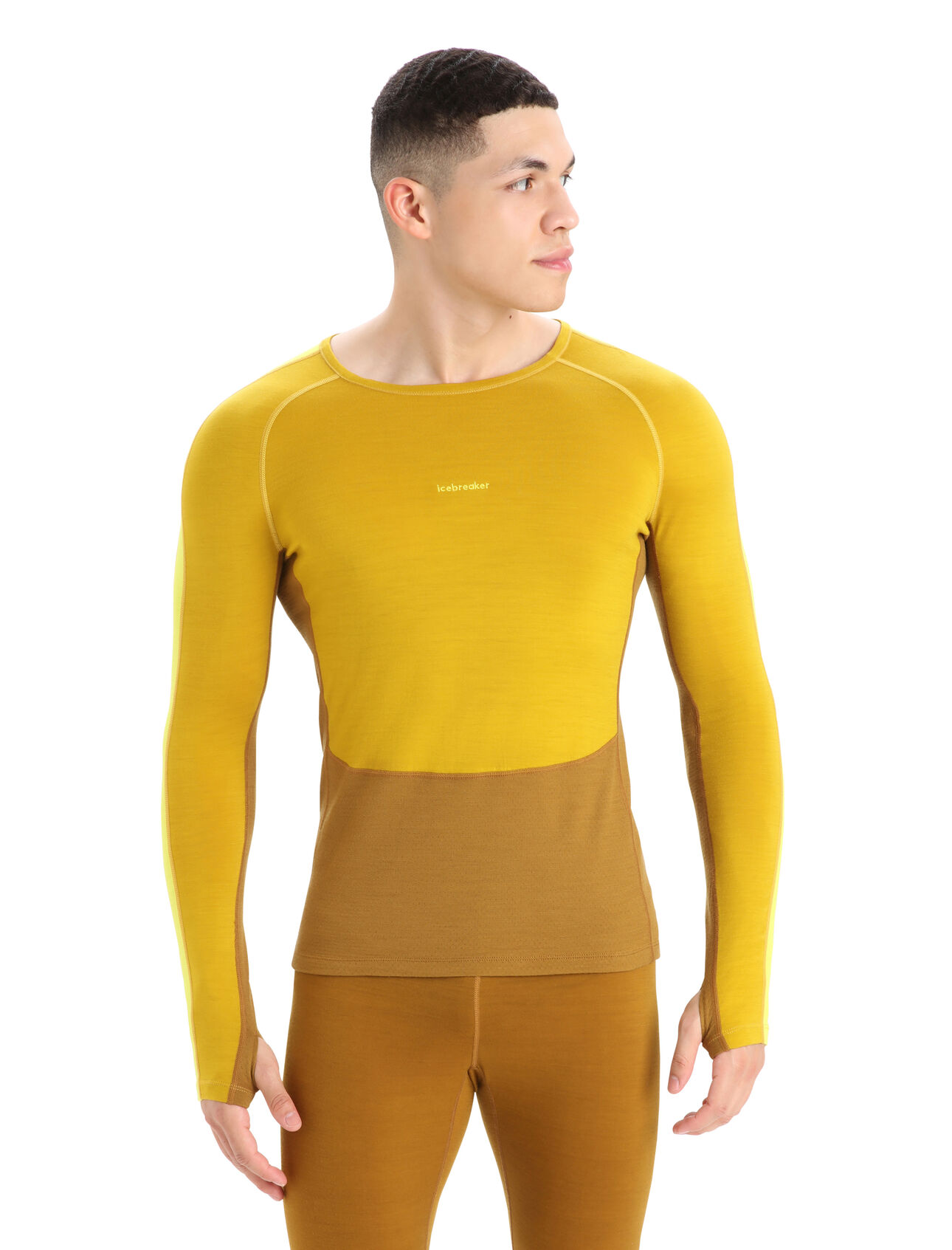 Men's 200 ZoneKnit™ Merino Long Sleeve Crewe Thermal Top