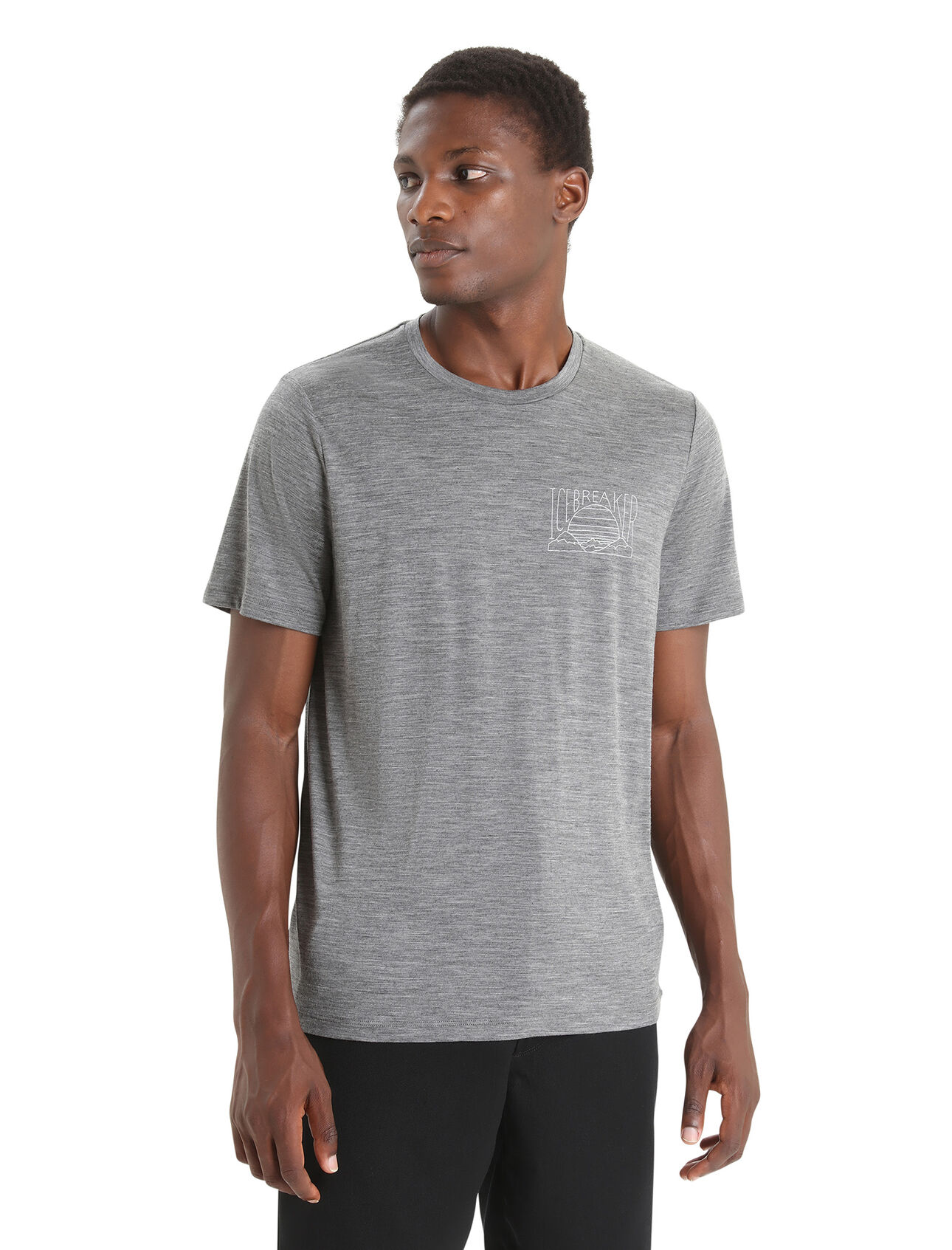 Men's Merino Tech Lite II Short Sleeve T-Shirt Mountain Sunset