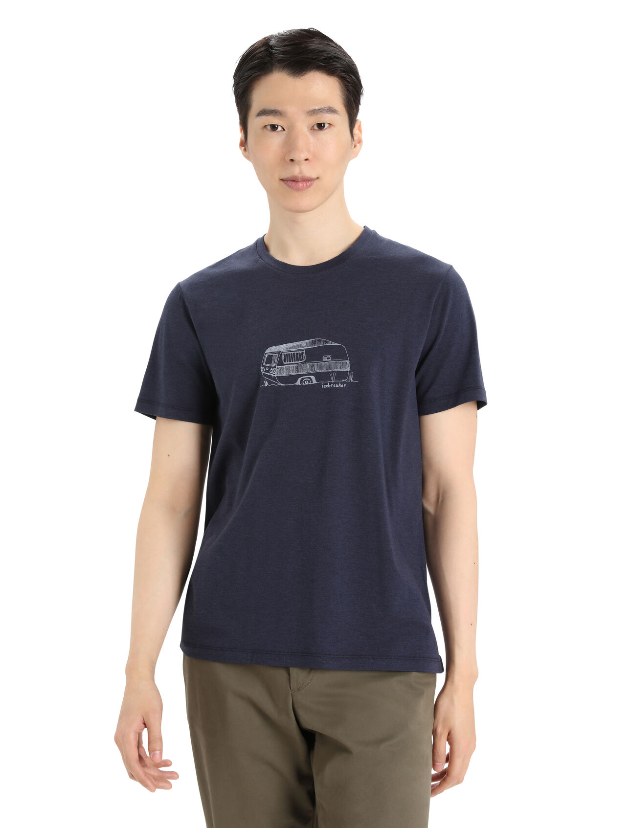 Men's Merino Central Classic Short Sleeve T-Shirt Caravan