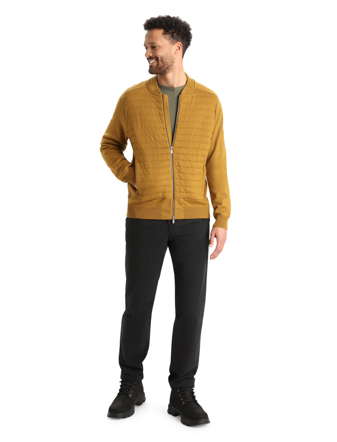 Men's icebreaker City Label ZoneKnit™ Merino Insulated Knit Bomber