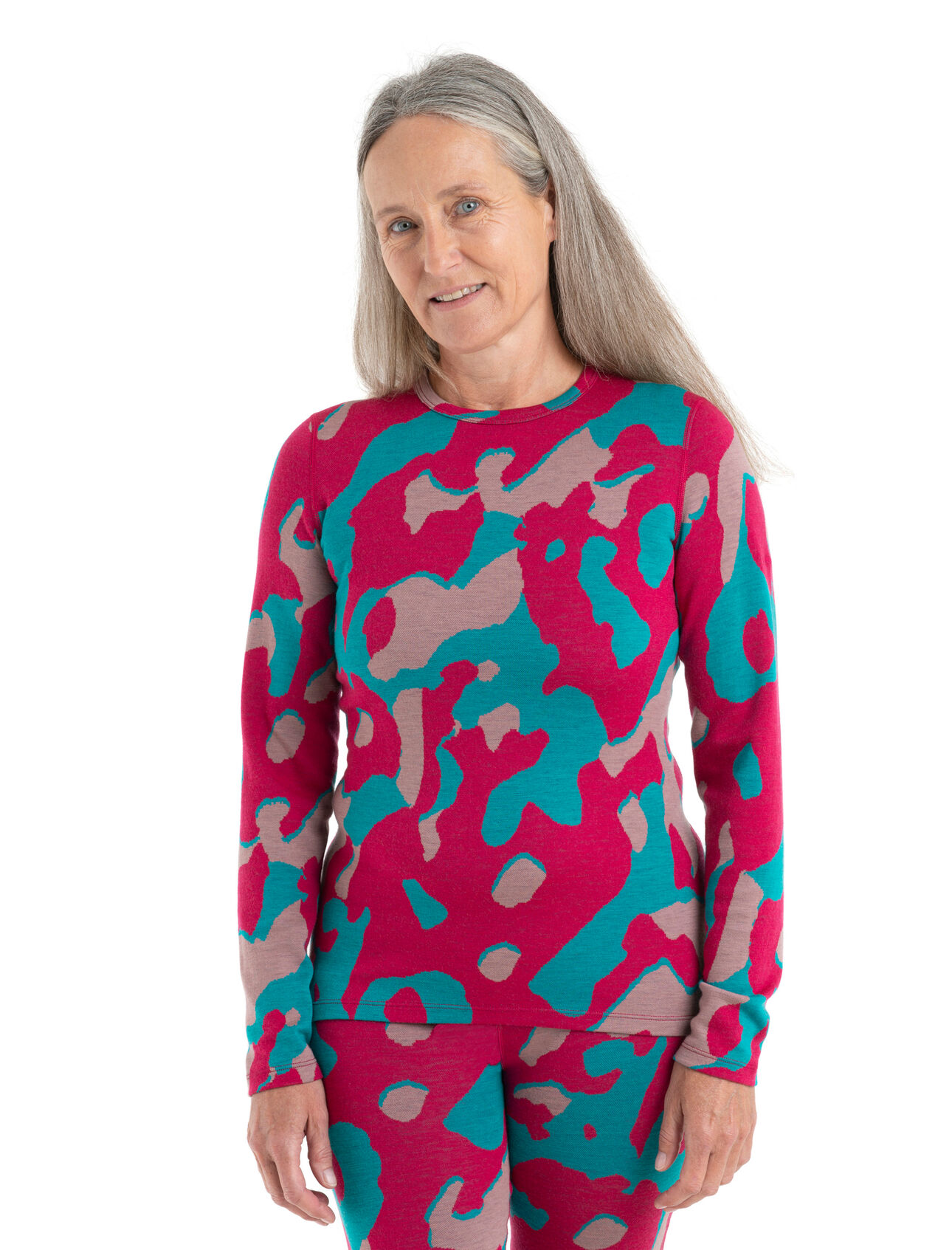 Women's Merino 260 Vertex Long Sleeve Thermal Top Natural Shades