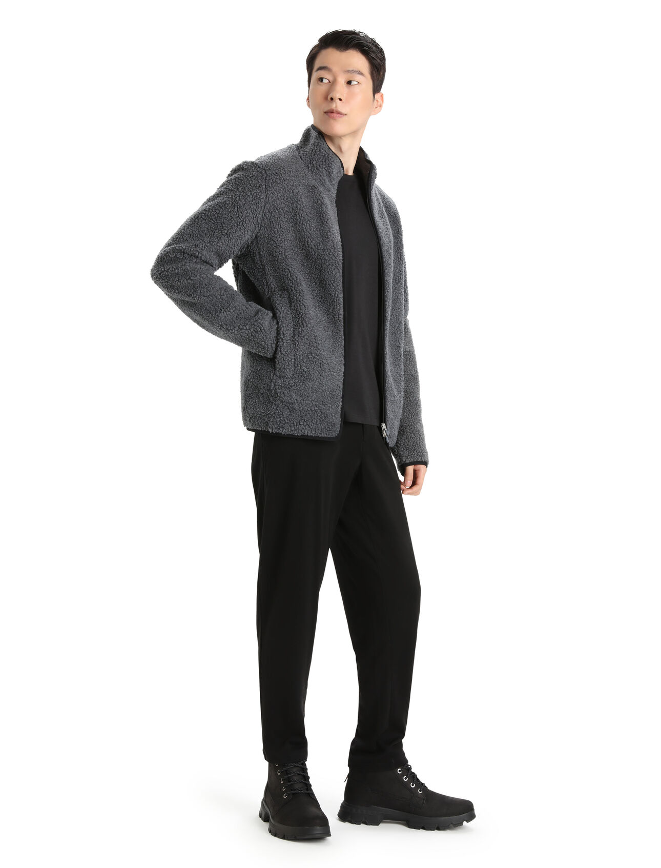 Men's RealFleece™ Merino High Pile Long Sleeve Zip Jacket