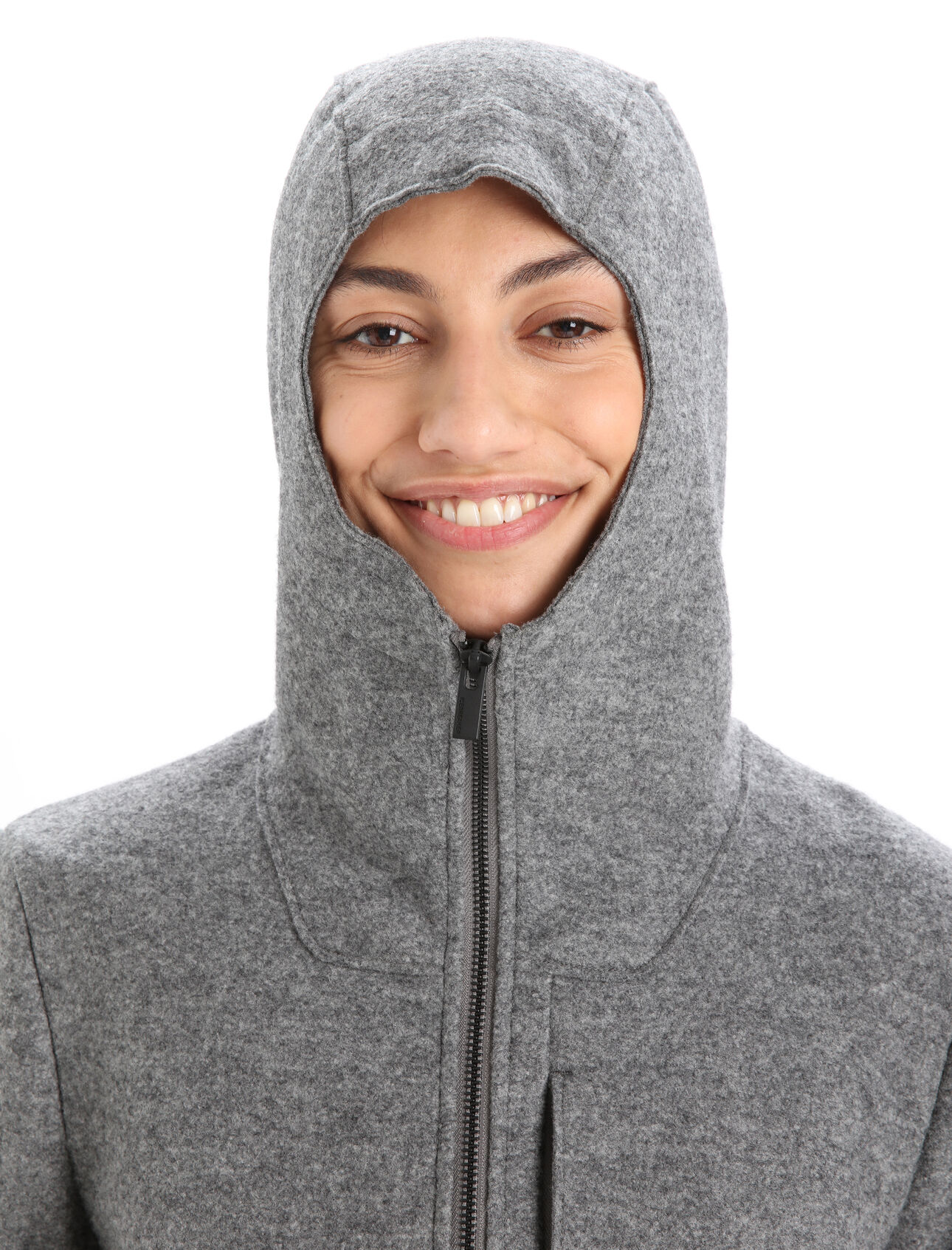 Women's Felted Merino Hooded Jacket