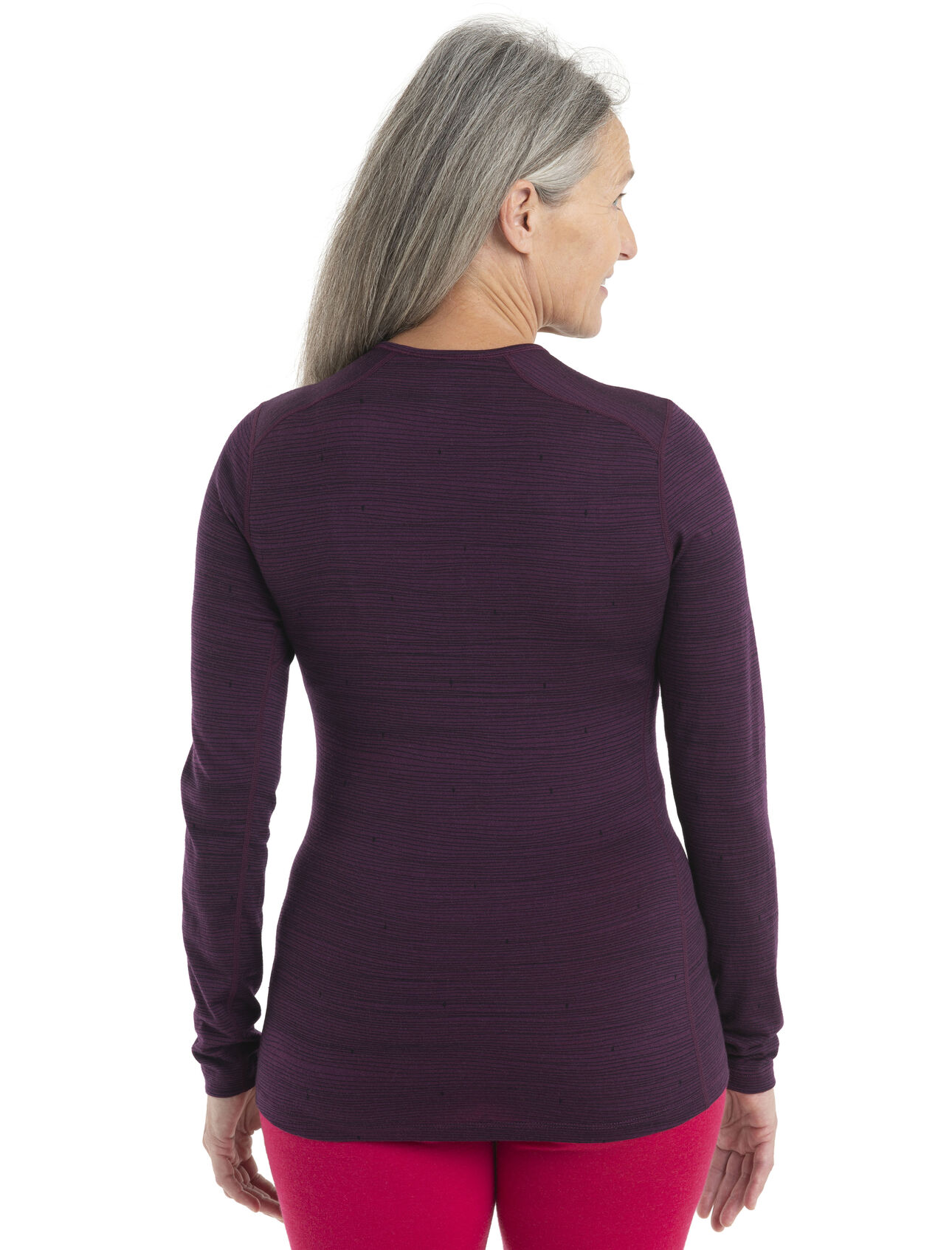 Women's Merino 200 Oasis Long Sleeve Crewe Thermal Top Ski Tracks