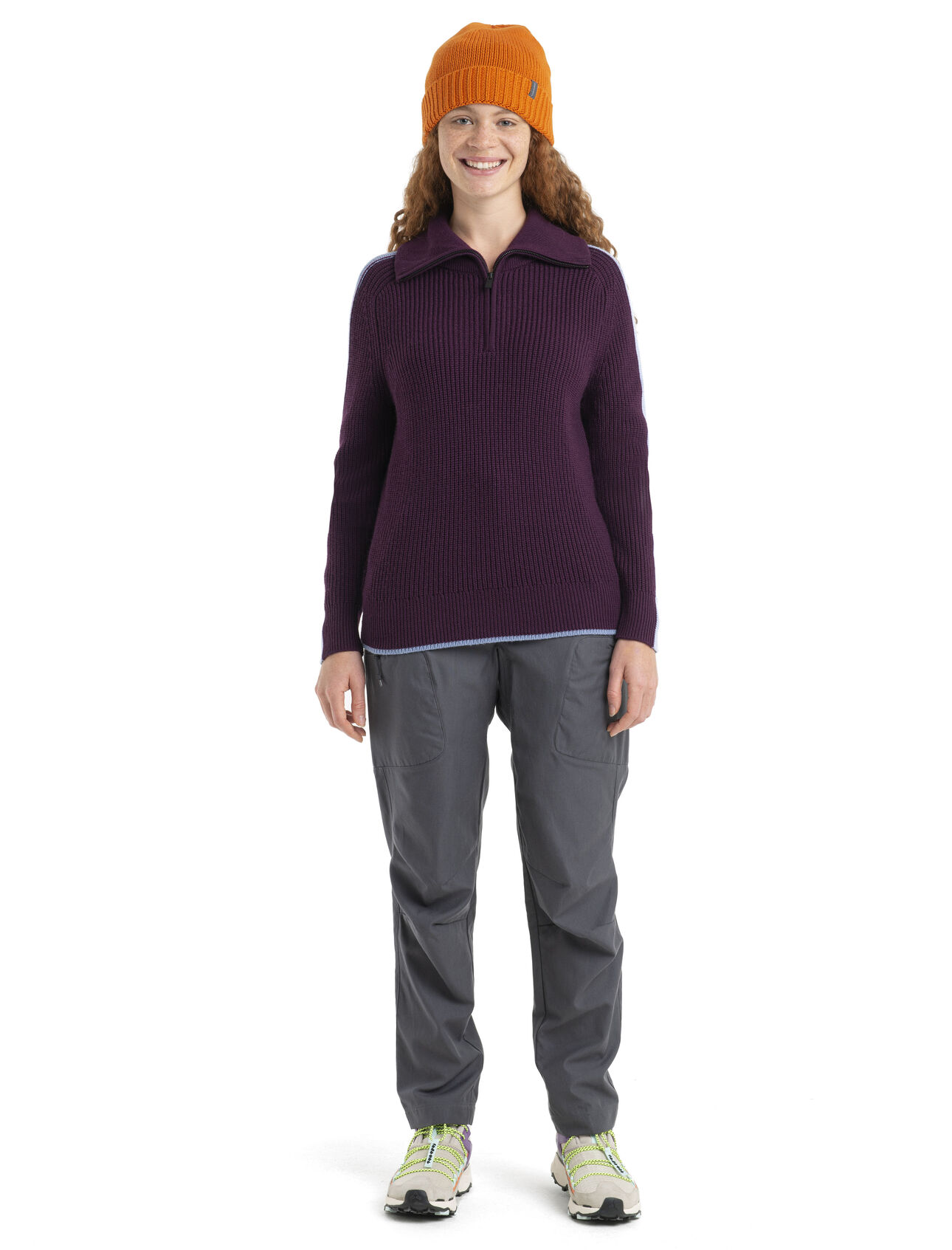 Women's Merino Lodge Long Sleeve Half Zip Sweater