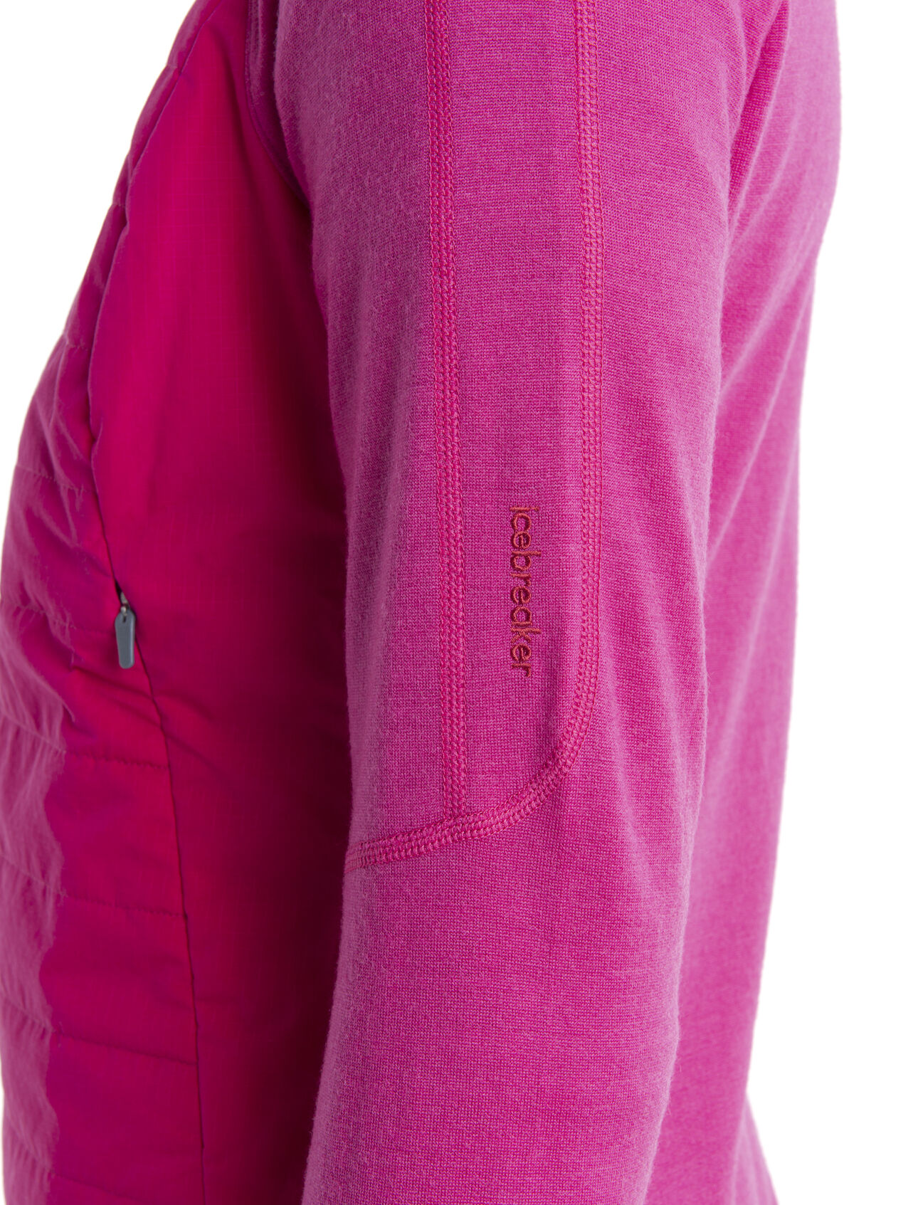 Women's Merino Quantum Hybrid Long Sleeve Zip Hoodie