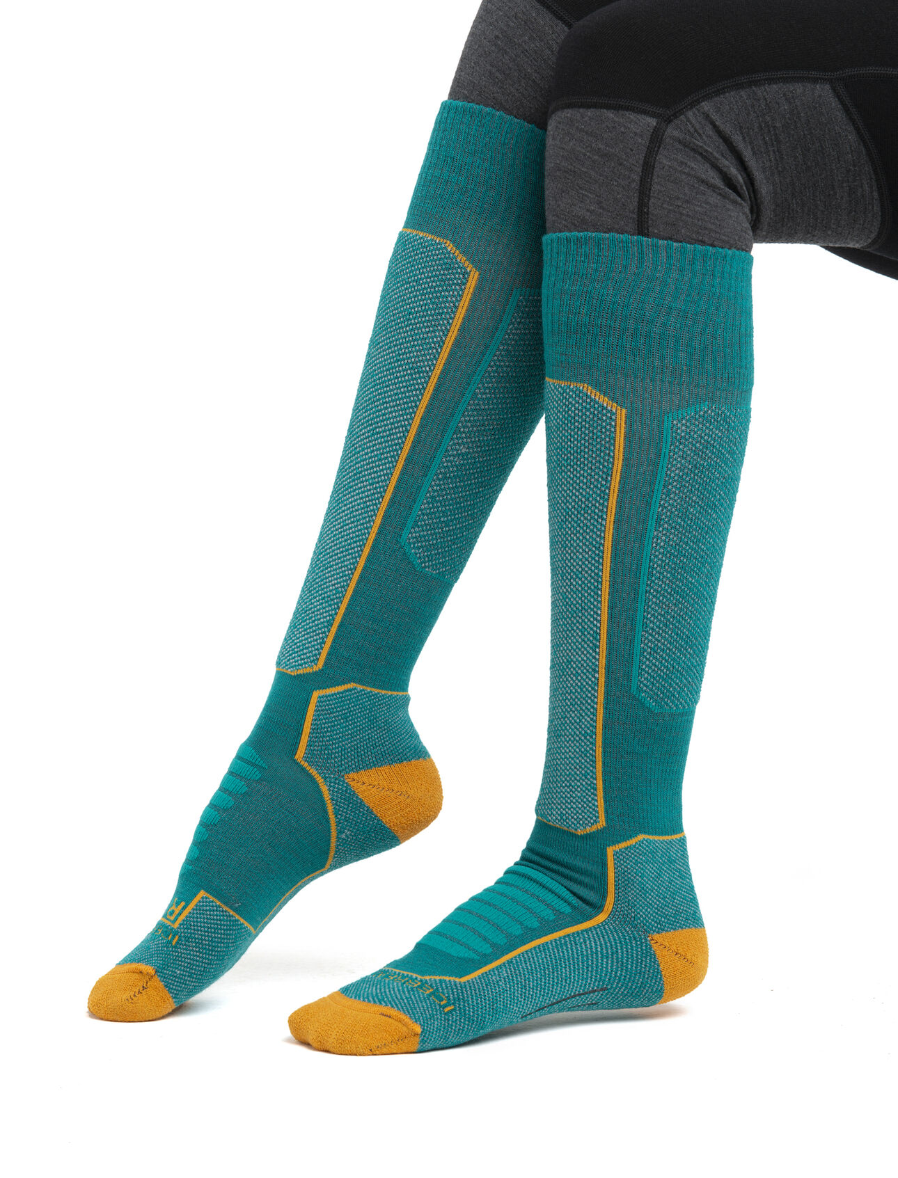 Women's Merino Ski+ Medium Over the Calf Socks