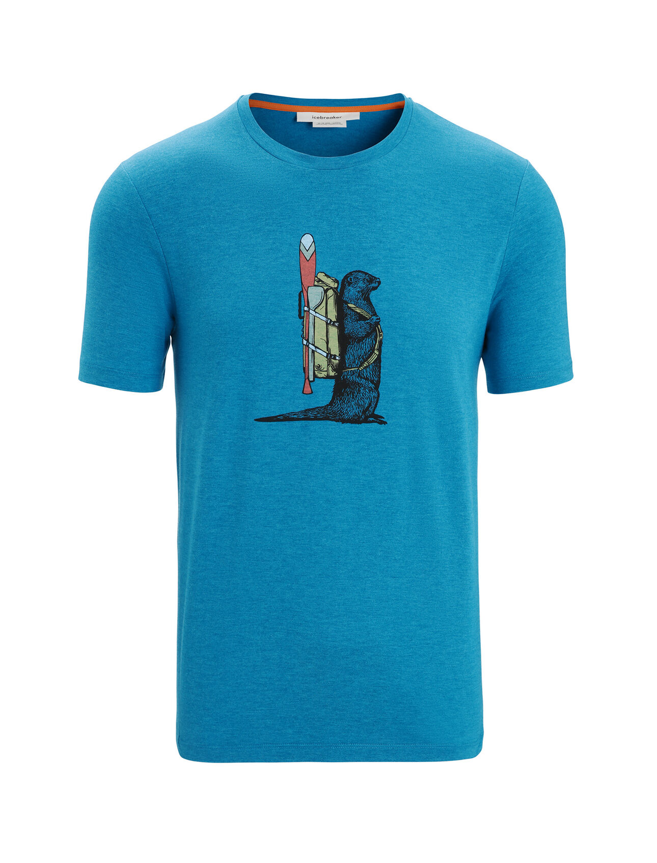 Men's Merino Central Classic Short Sleeve T-Shirt Otter Paddle