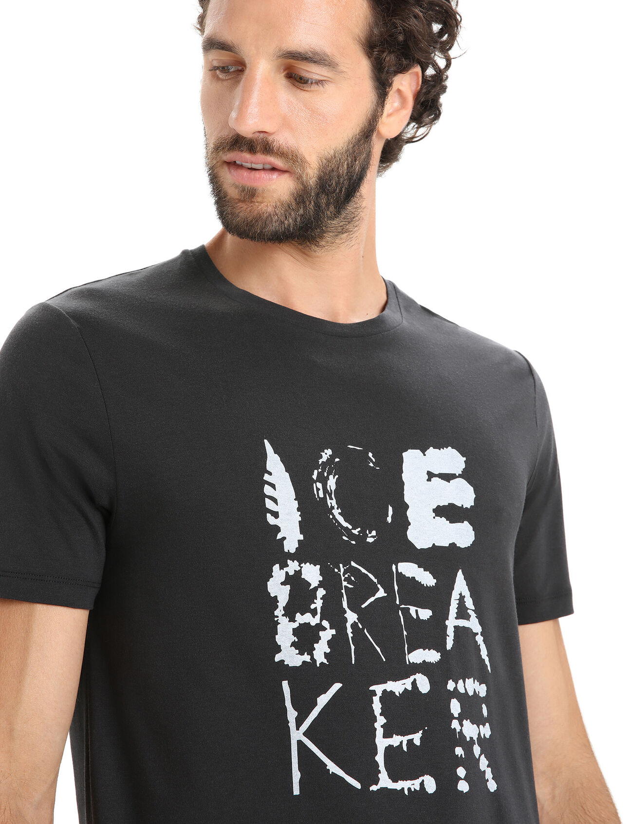 Men's Tencel™ Cotton Short Sleeve T-Shirt Natural Logo