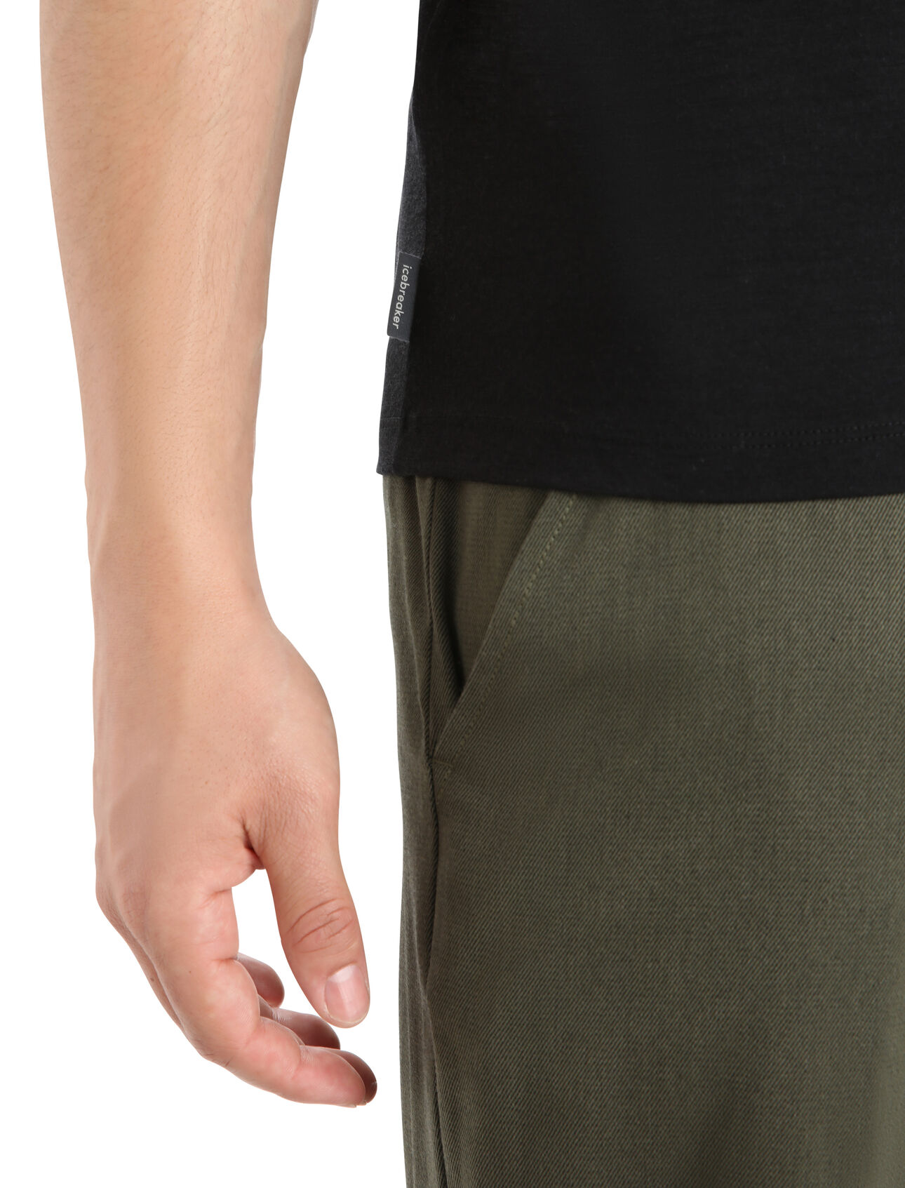 Men's Merino Tech Lite II Short Sleeve T-Shirt Natural Alps