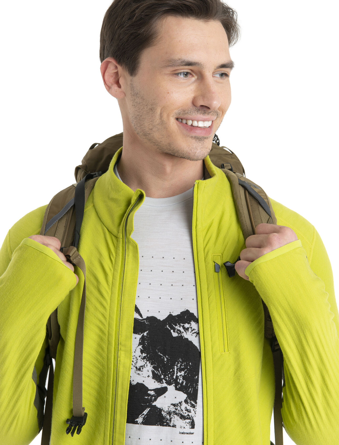Men's Merino 150 Tech Lite II Short Sleeve T-Shirt Peak Grid