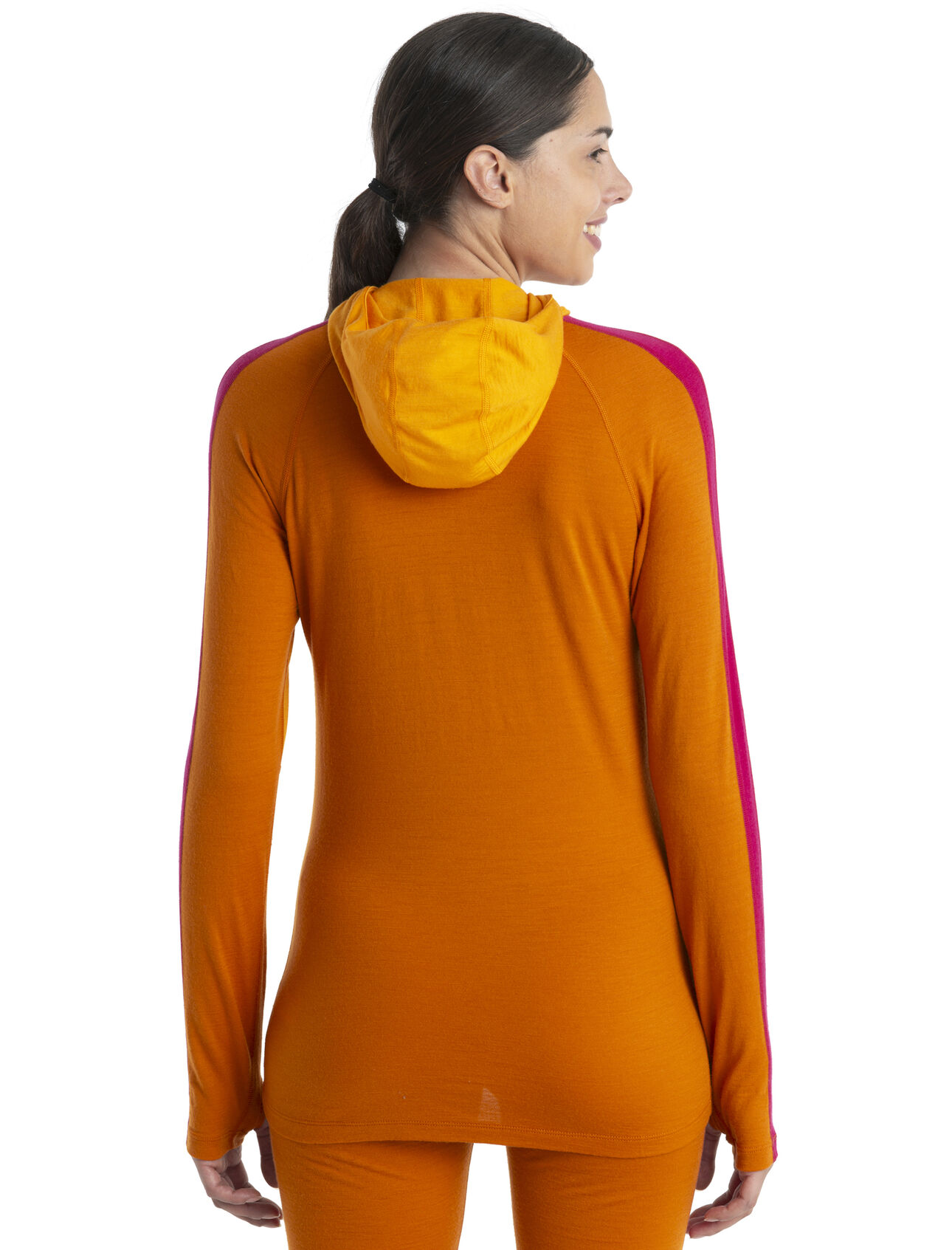 Women's Merino 200 Sonebula Long Sleeve Half Zip Thermal Hood