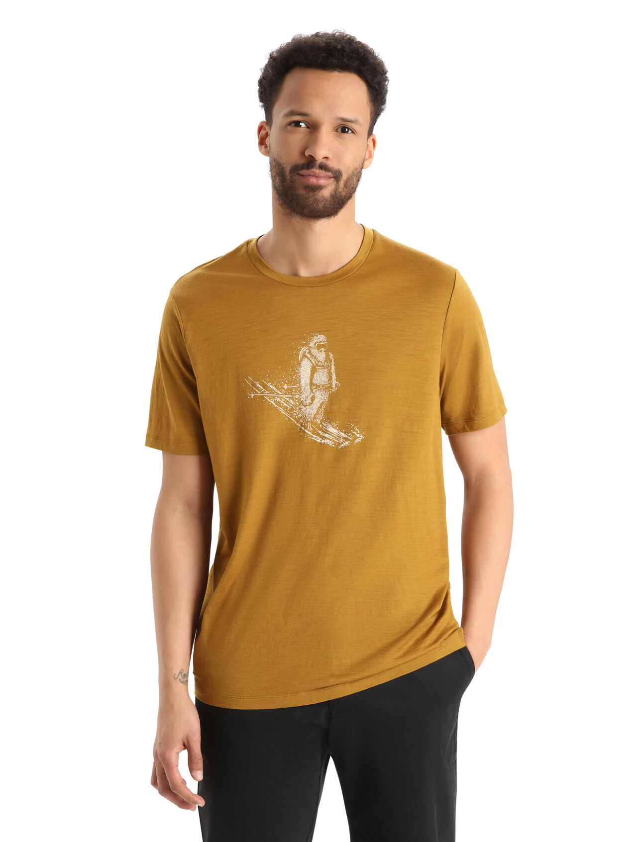 Men's Merino Tech Lite II Short Sleeve T-Shirt Skiing Yeti