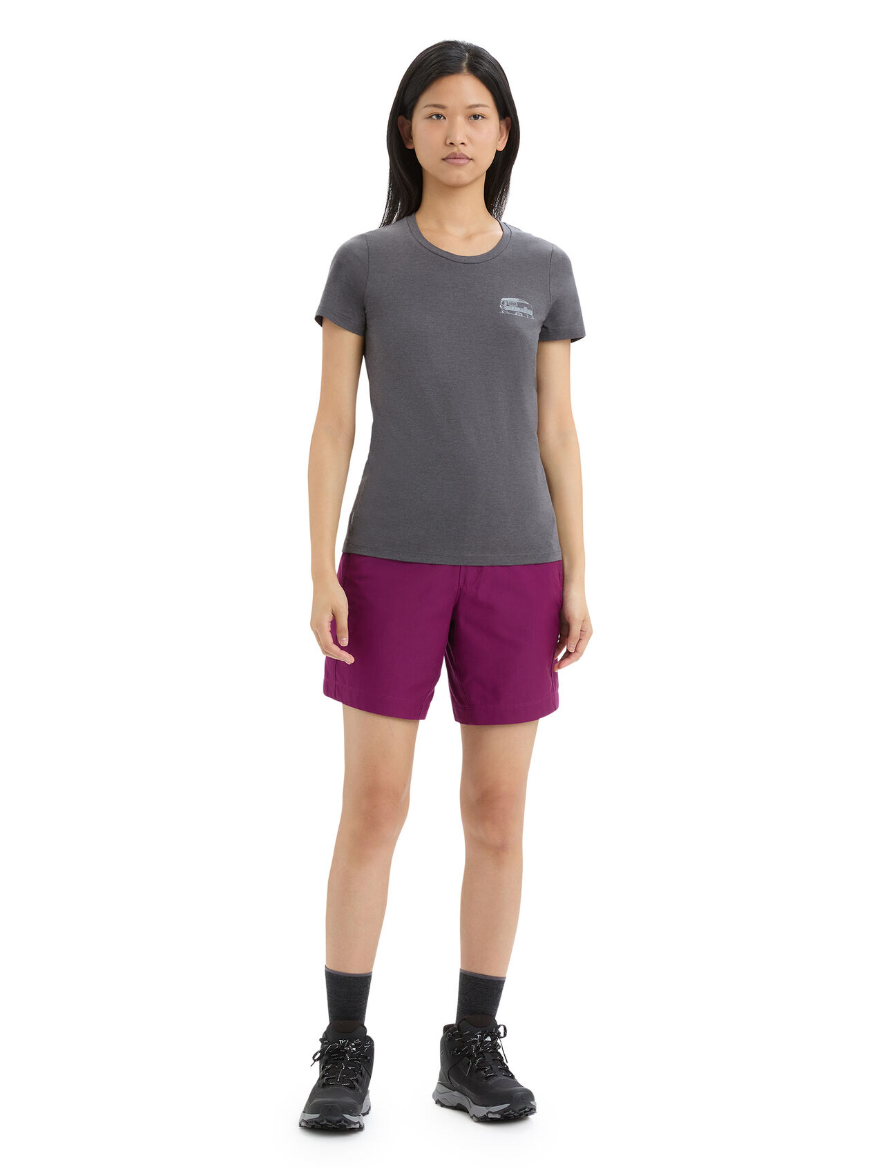 Women's Merino Central Classic Short Sleeve T-Shirt Caravan Life
