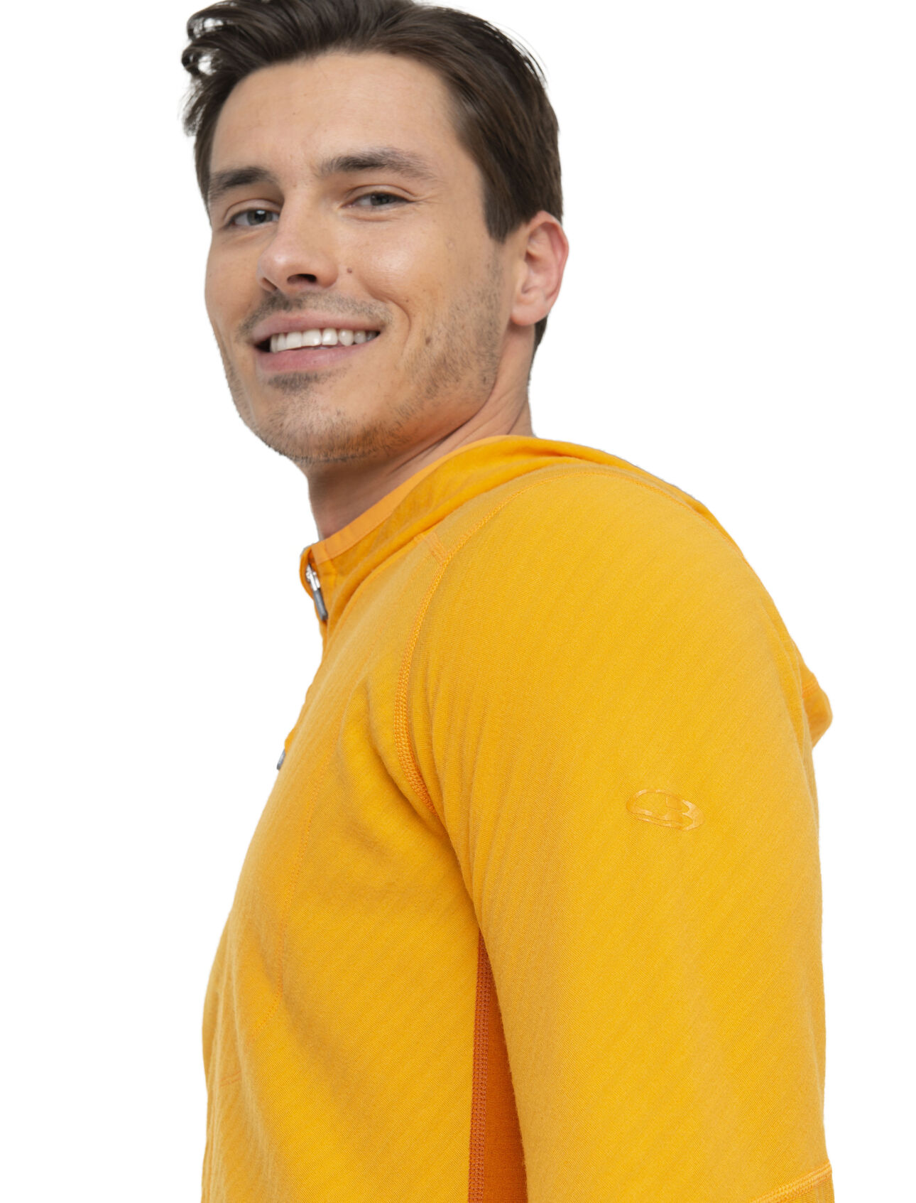 Men's RealFleece™ Merino Descender Long Sleeve Zip Hood