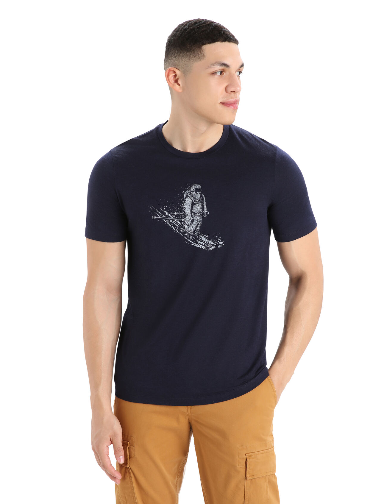 Men's Merino Tech Lite II Short Sleeve T-Shirt Skiing Yeti