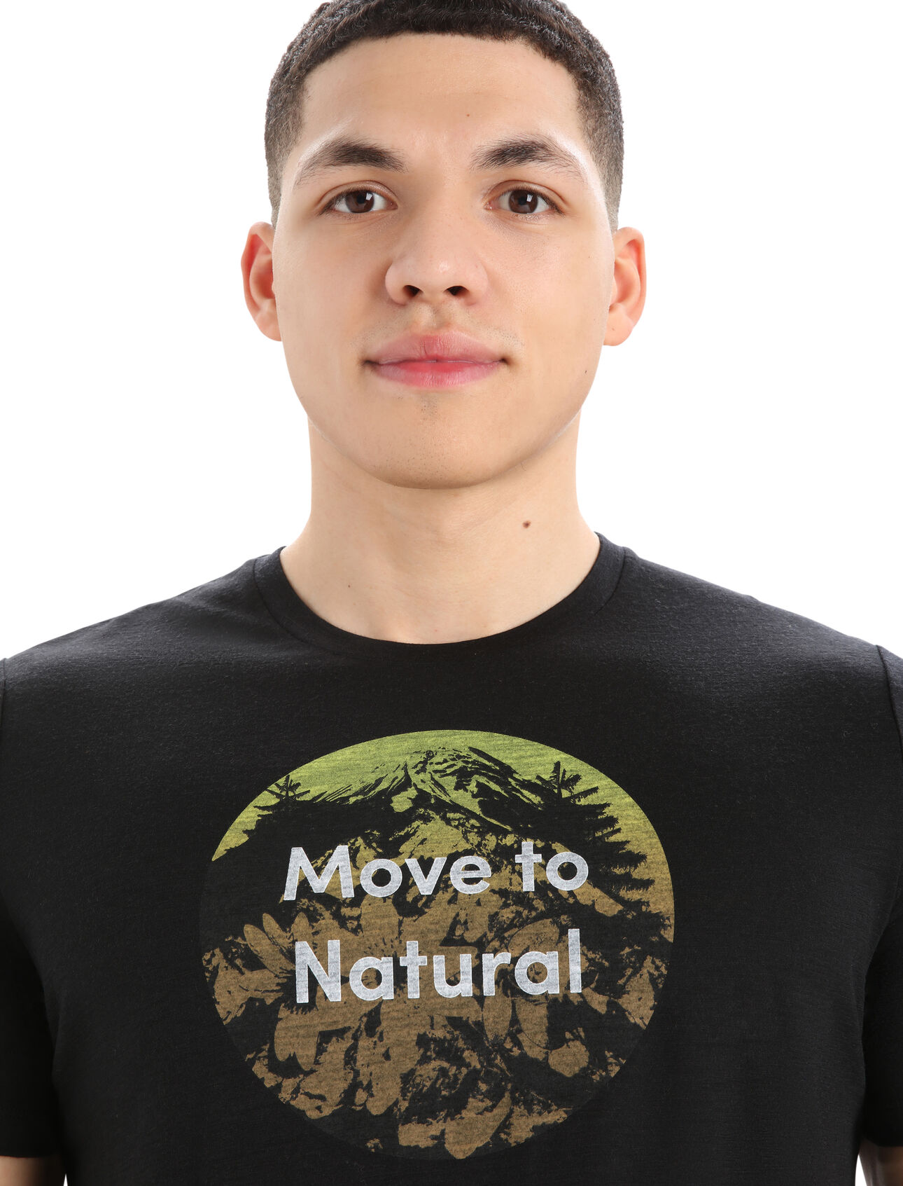 Men's Merino Tech Lite II Short Sleeve T-Shirt Natural Alps