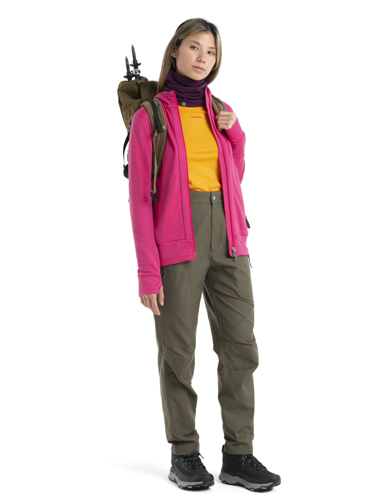 Women's Merino 200 Sonebula Long Sleeve High Neck Thermal Top