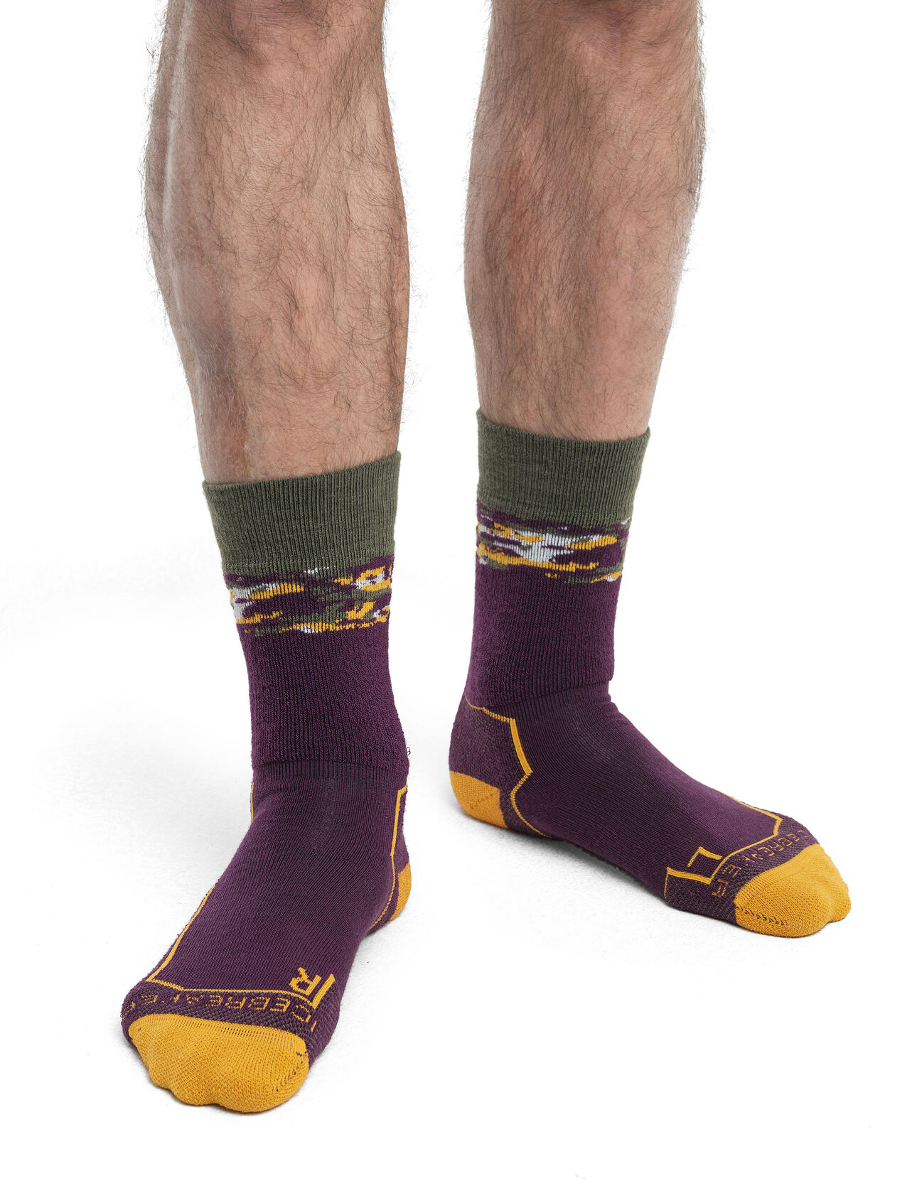 Men's Merino Hike+ Medium Crew Socks Sedimentary
