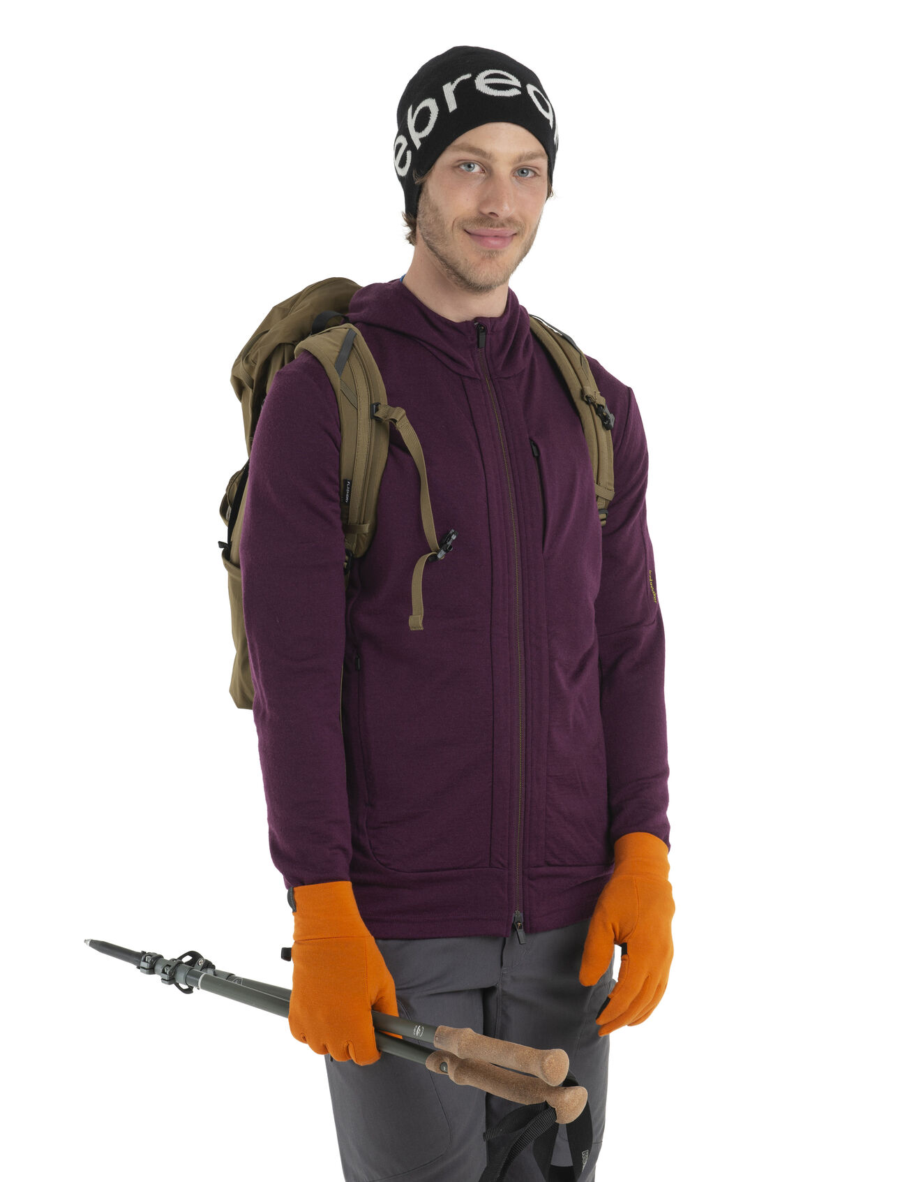 Men's Merino Quantum III Long Sleeve Zip Hoodie