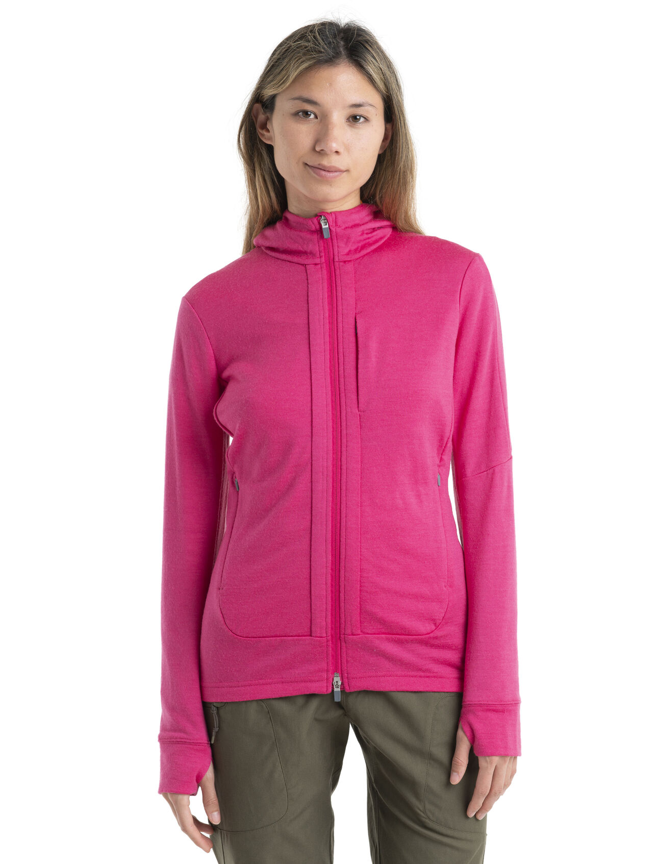 Women's Merino Quantum III Long Sleeve Zip Hoodie