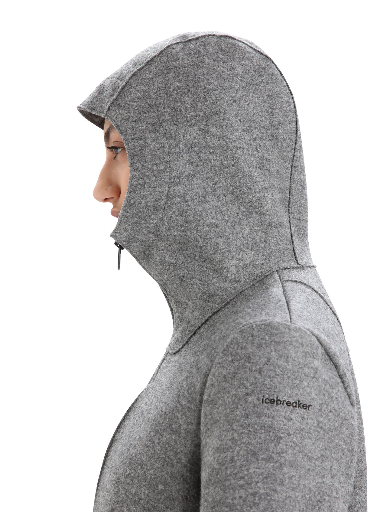 Women's Felted Merino Hooded Jacket