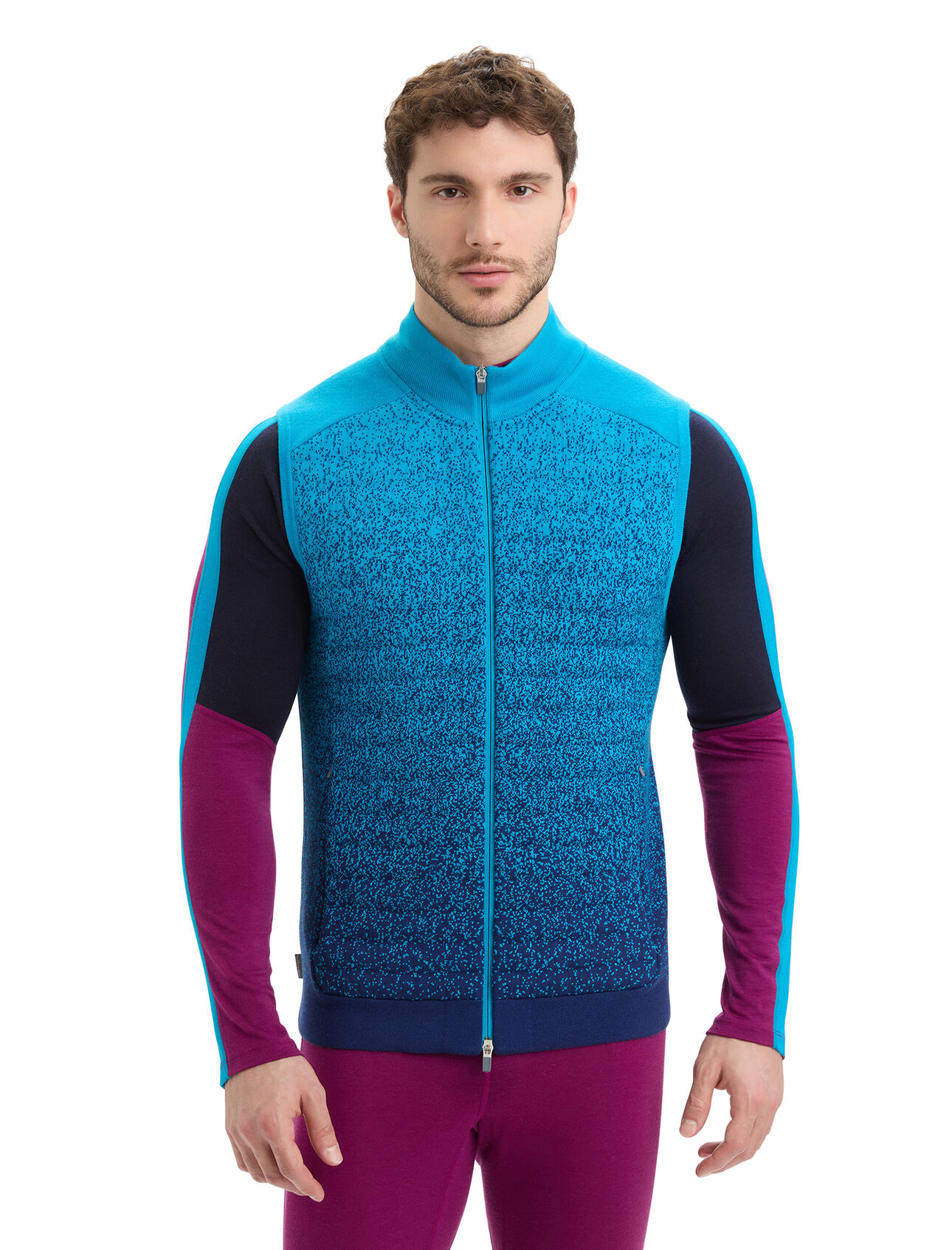 Men's ZoneKnit™ Merino Insulated Vest Into the Deep