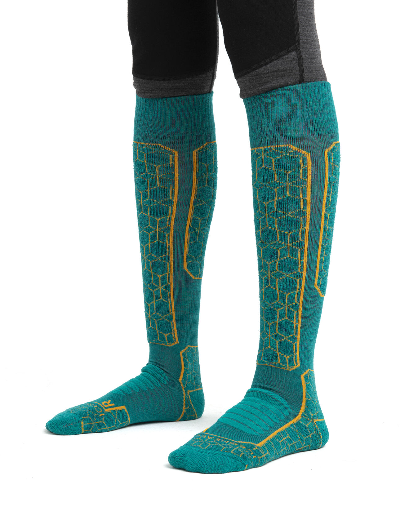 Women's Merino Ski+ Medium Over the Calf Alpine Geo