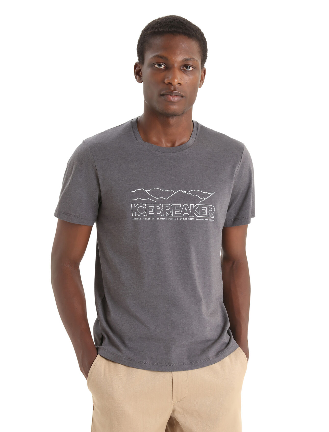 Men's Merino Central Classic Short Sleeve T-Shirt Icebreaker Story