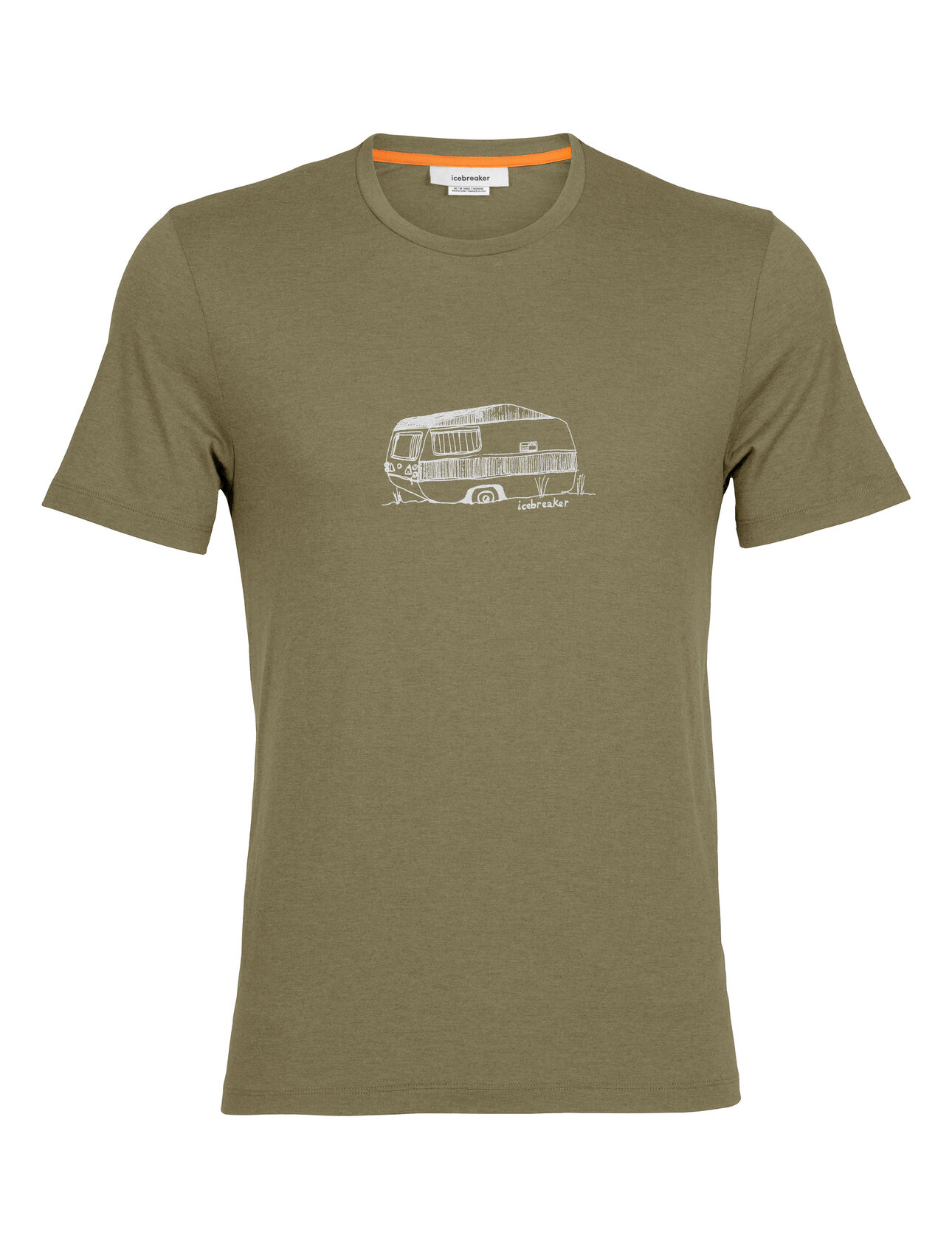 Men's Merino Central Classic Short Sleeve T-Shirt Caravan