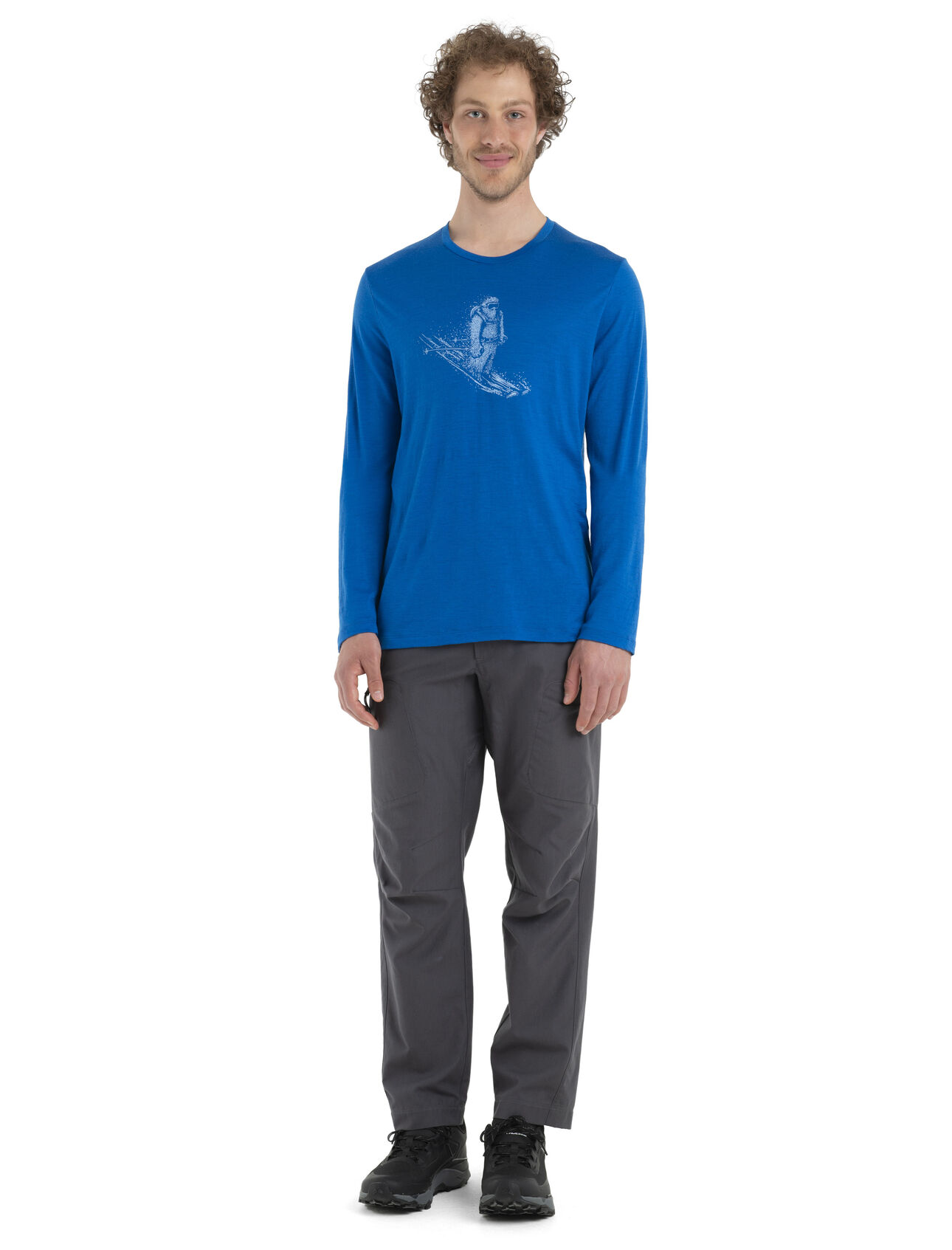 Men's Merino Tech Lite II Long Sleeve T-Shirt Skiing Yeti
