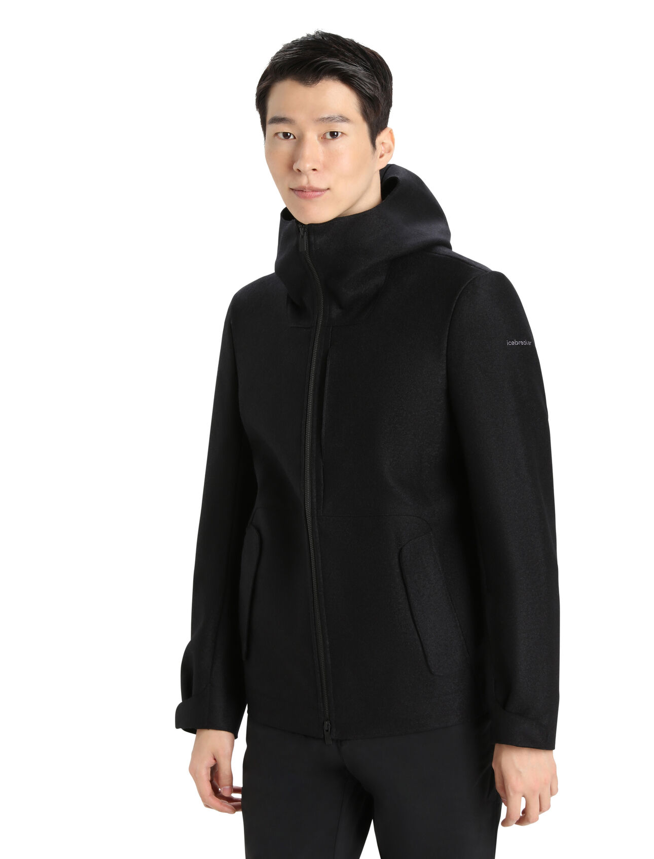 Men's Felted Merino Hooded Jacket