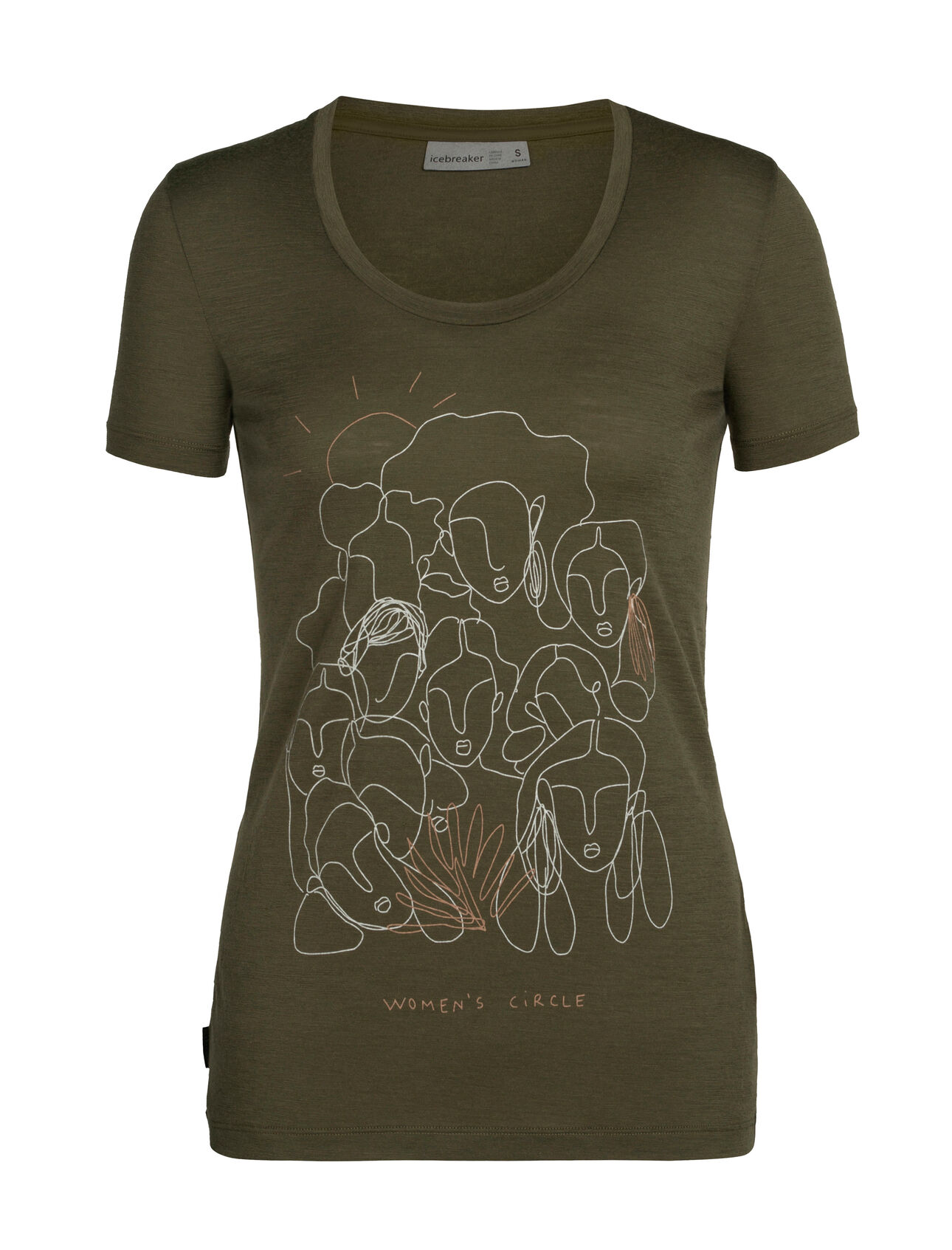 Women's Merino Tech Lite II Short Sleeve Scoop T-Shirt Circle
