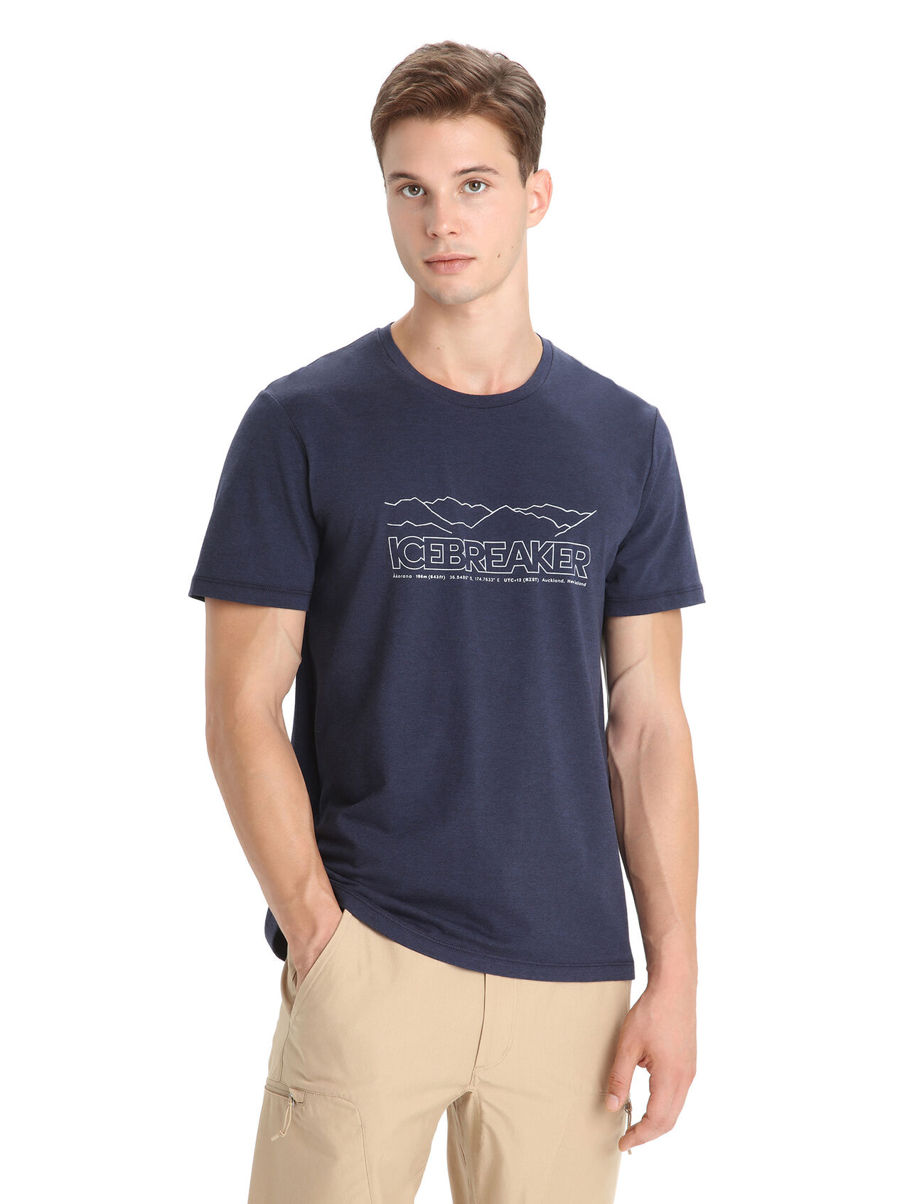 Men's Merino Central Classic Short Sleeve T-Shirt Icebreaker Story