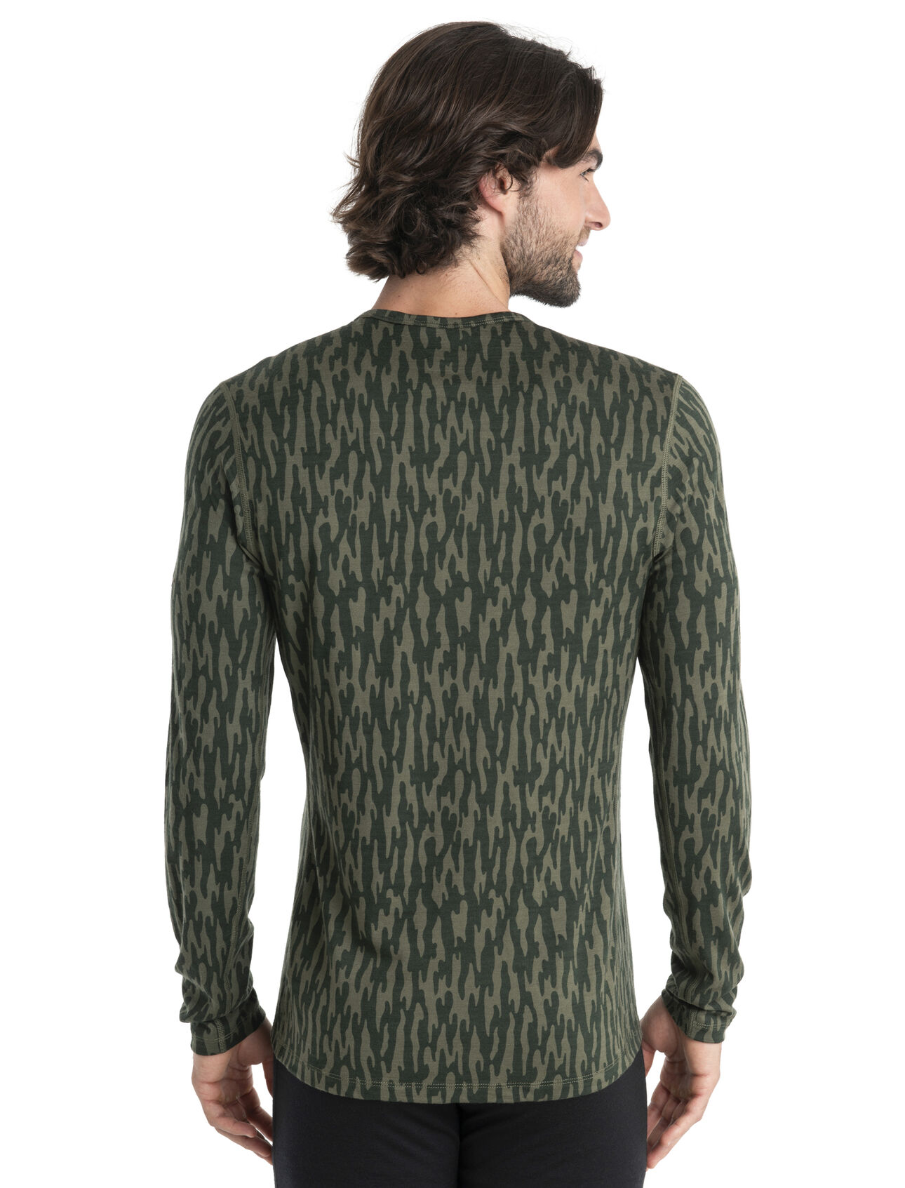Men's Merino 200 Oasis Long Sleeve Thermal Top Glacial Flow