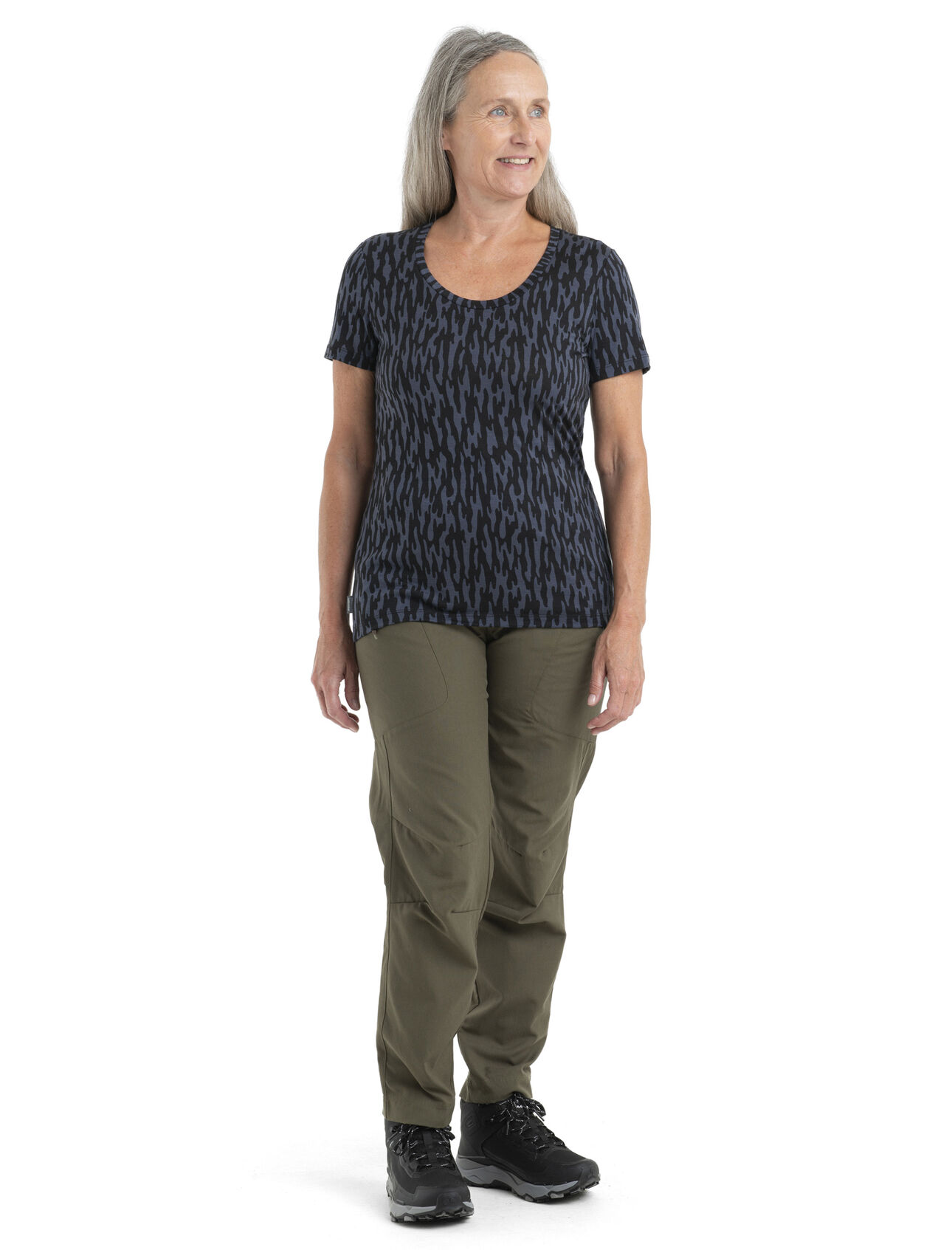 Women's Merino 150 Tech Lite II Short Sleeve Scoop T-Shirt Glacial Flow