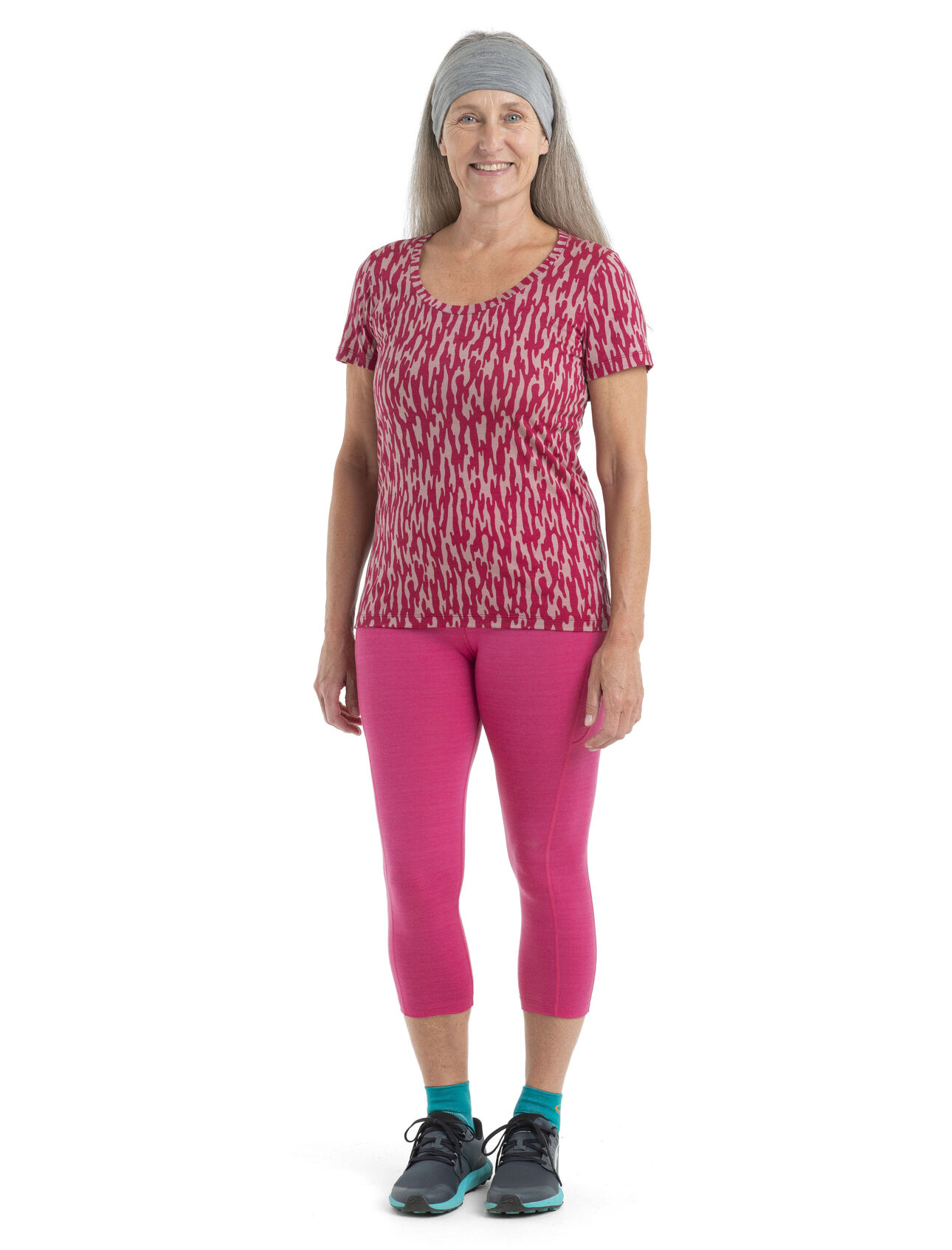 Women's Merino 150 Tech Lite II Short Sleeve Scoop T-Shirt Glacial Flow