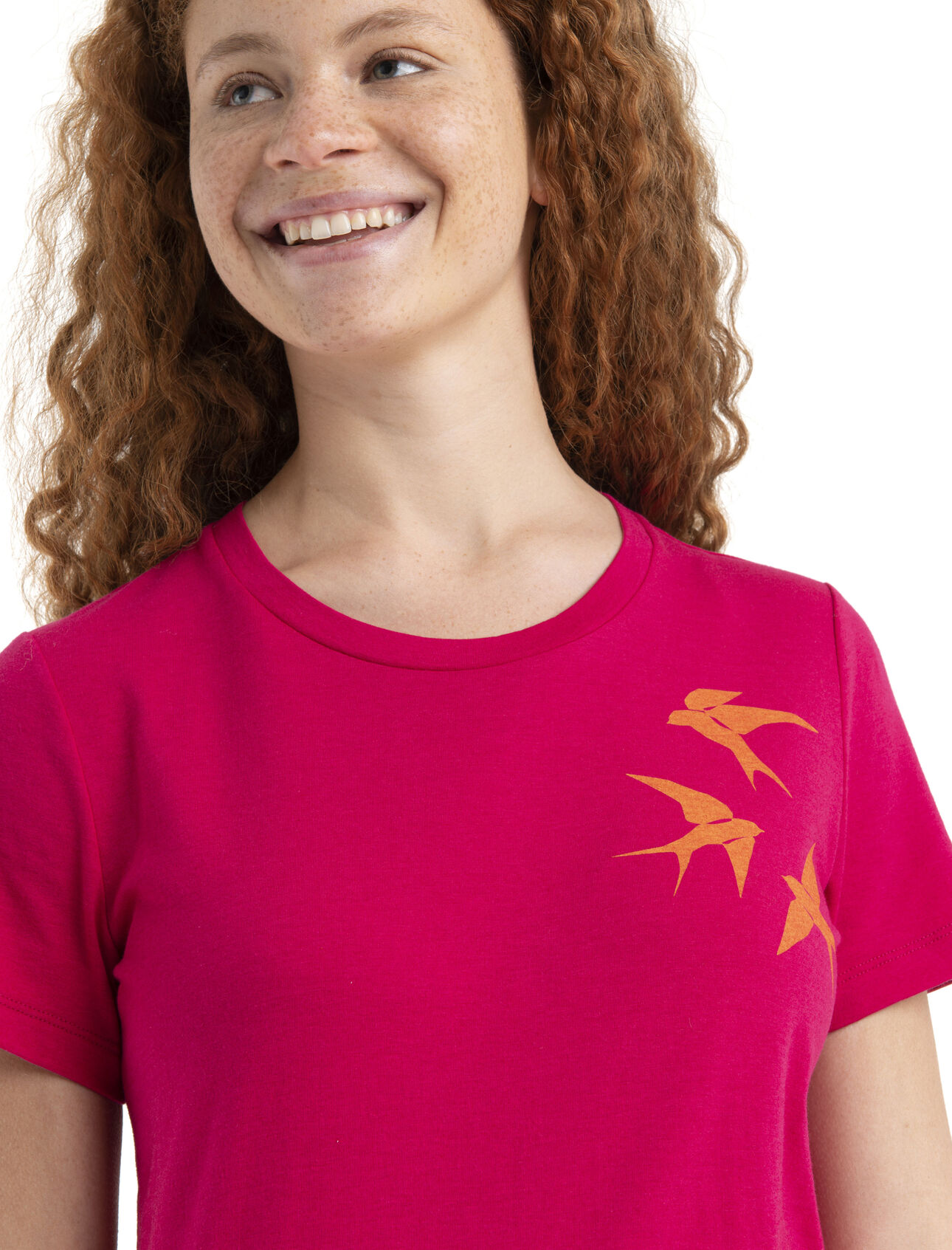 Women's Merino Central Classic Short Sleeve T-Shirt Swarming Shapes