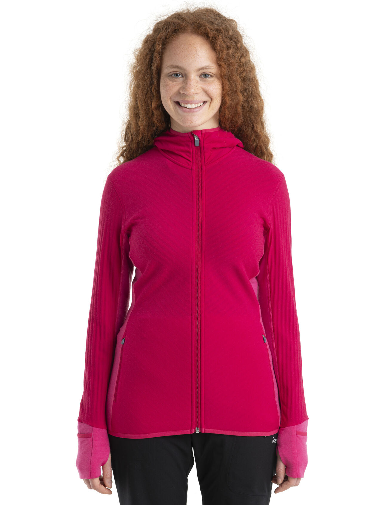 Women's RealFleece™ Merino Descender Long Sleeve Zip Hood Jacket