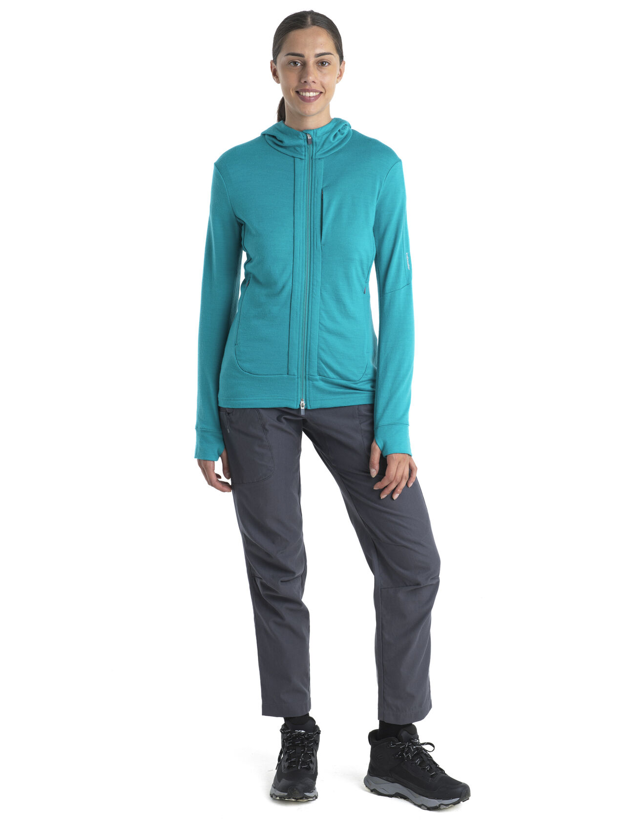 Women's Merino Quantum III Long Sleeve Zip Hoodie