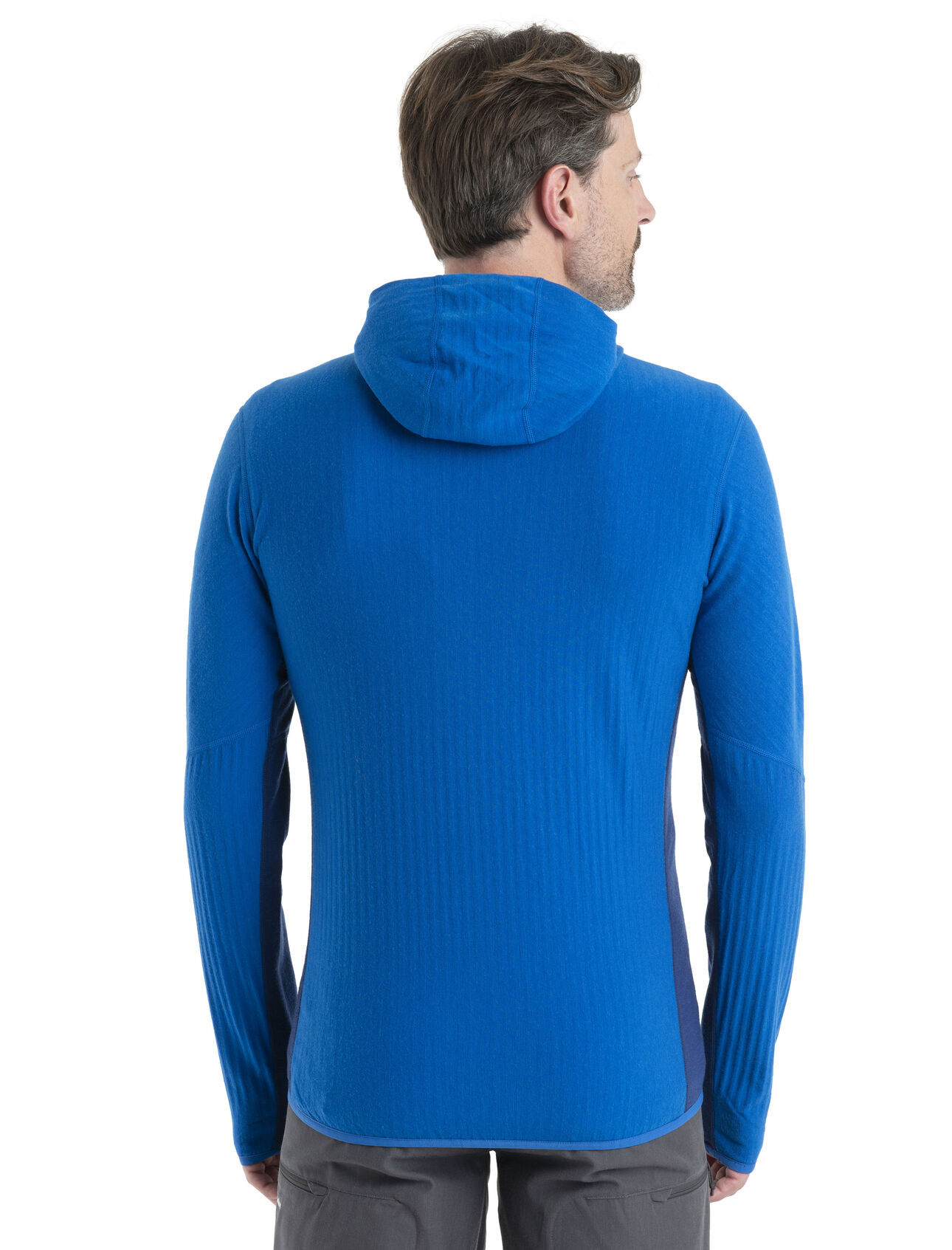 Men's RealFleece™ Merino Descender Long Sleeve Zip Hood
