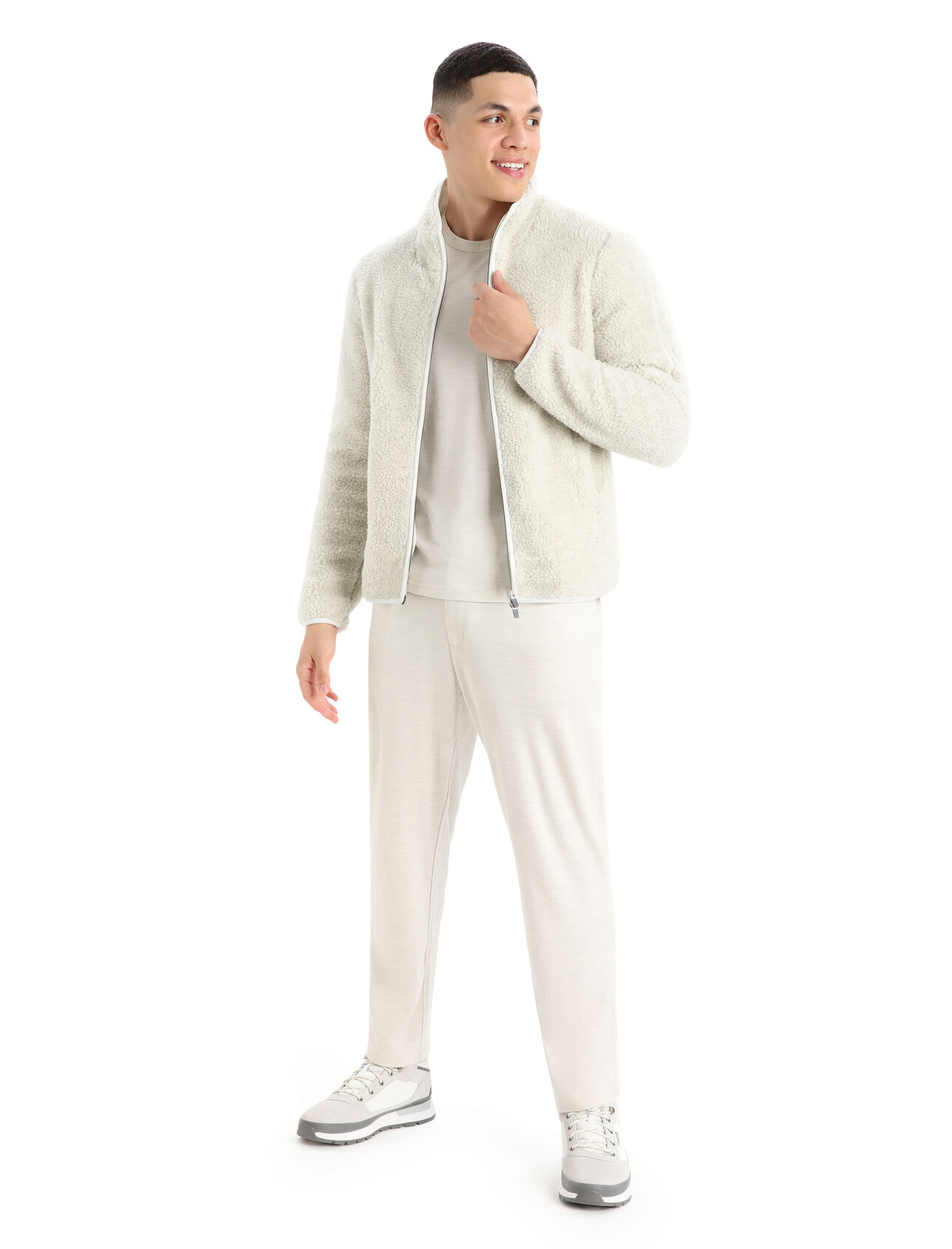 Men's RealFleece™ Merino High Pile Long Sleeve Zip Jacket