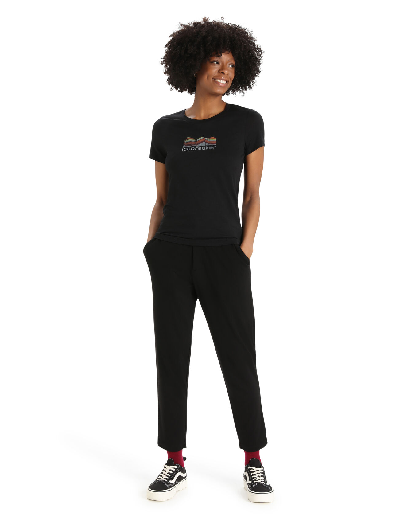 Women's Merino Tech Lite II Short Sleeve T-Shirt Mountain Geology