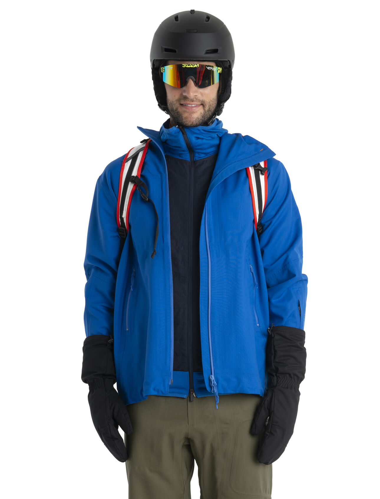 Men's Merino Quantum Hybrid Long Sleeve Zip Hoodie
