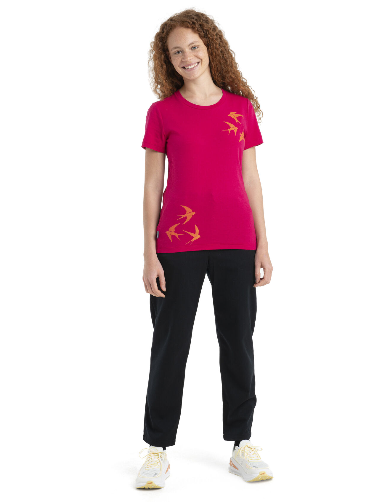 Women's Merino Central Classic Short Sleeve T-Shirt Swarming Shapes
