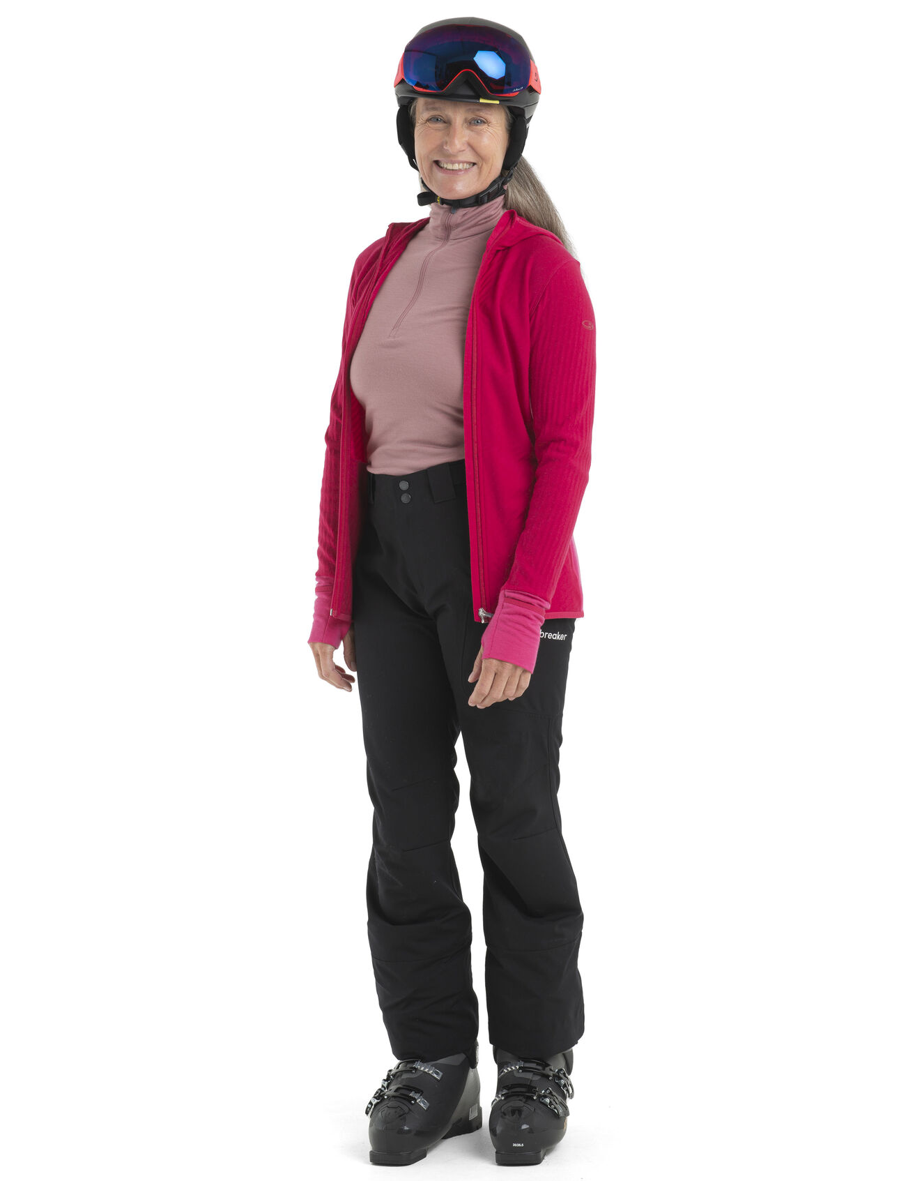 Women's Merino 200 Oasis Long Sleeve Half Zip Thermal Top