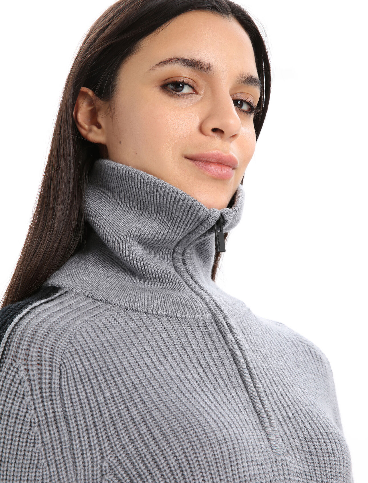 Women's Merino Lodge Long Sleeve Half Zip Sweater