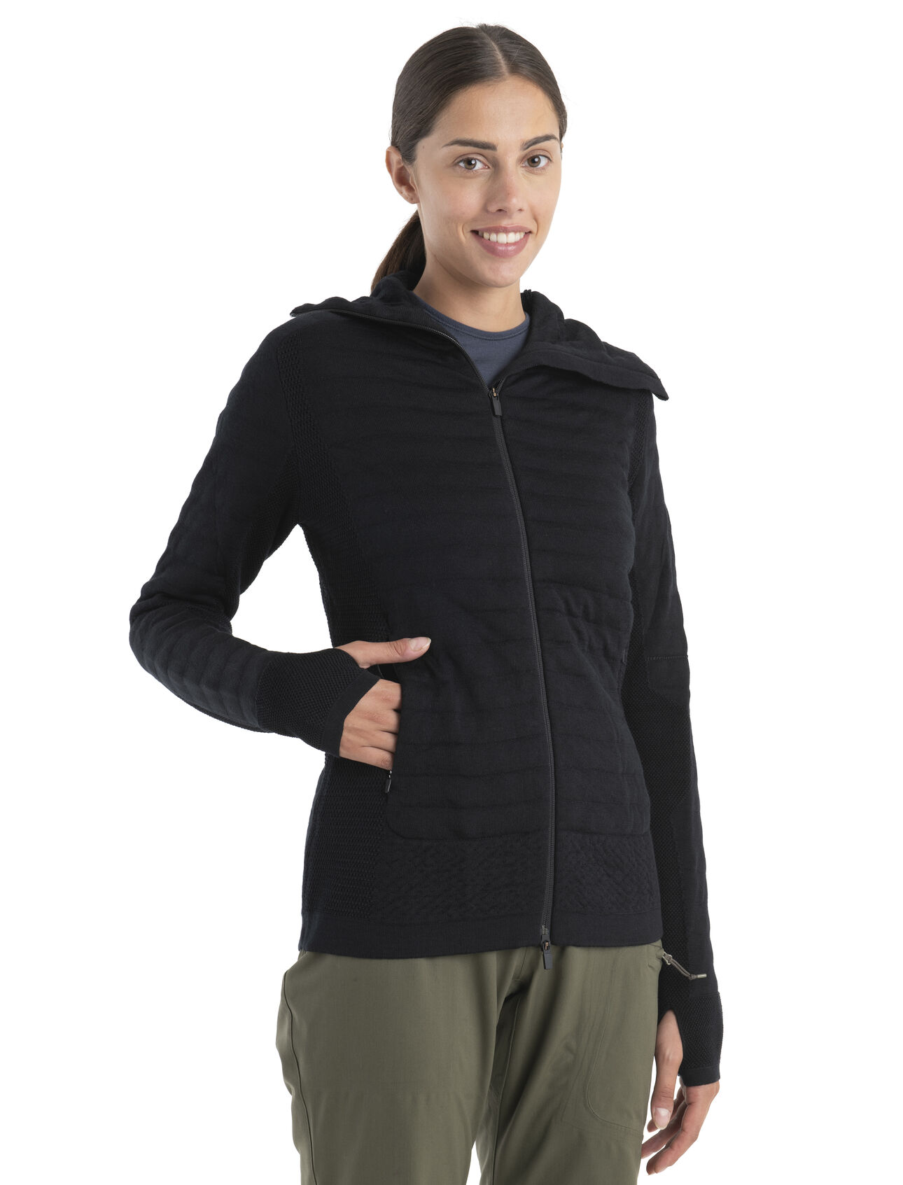 Women's ZoneKnit™ Merino Explore Long Sleeve Zip Hoodie
